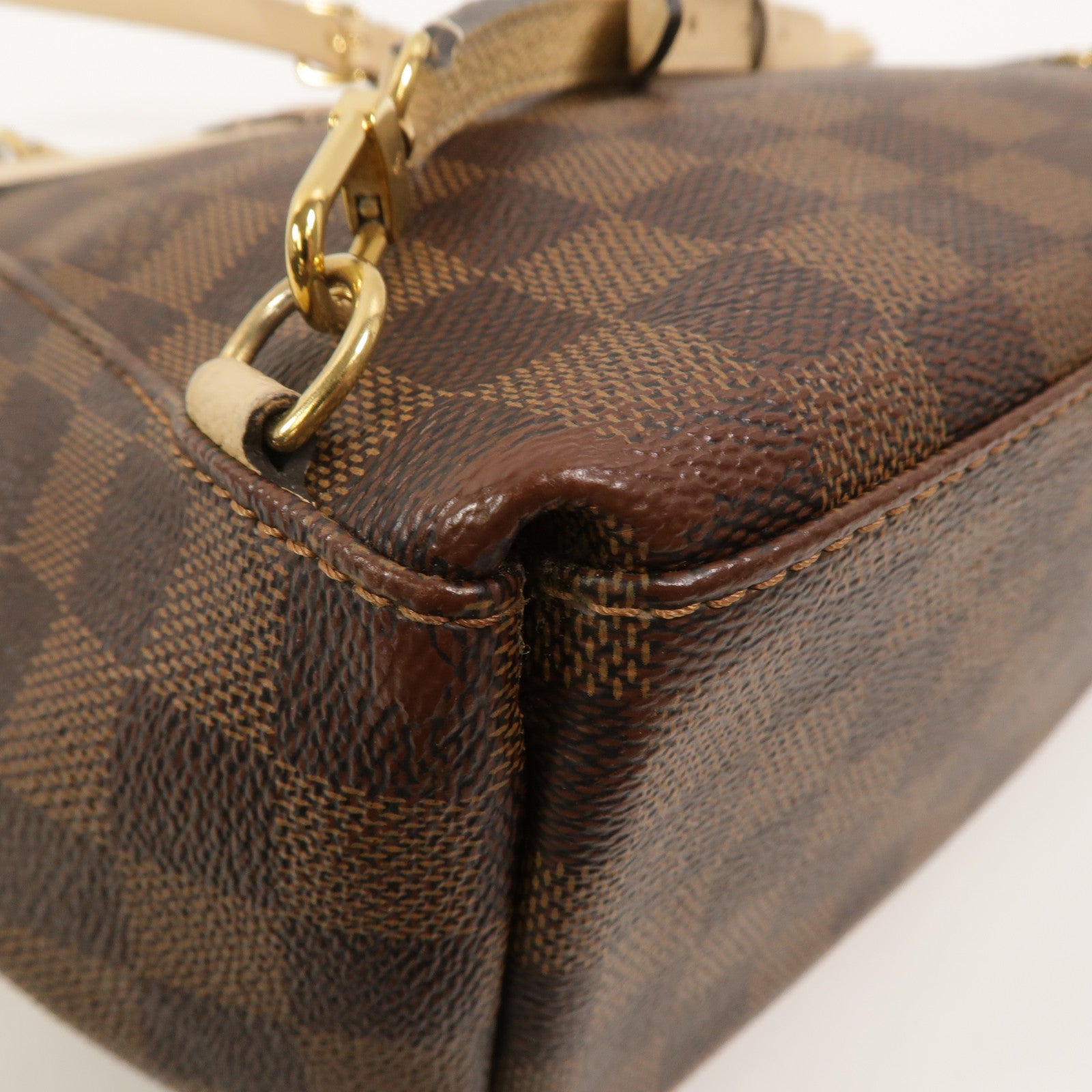 LOUIS VUITTON Damier Clapton金扣背包