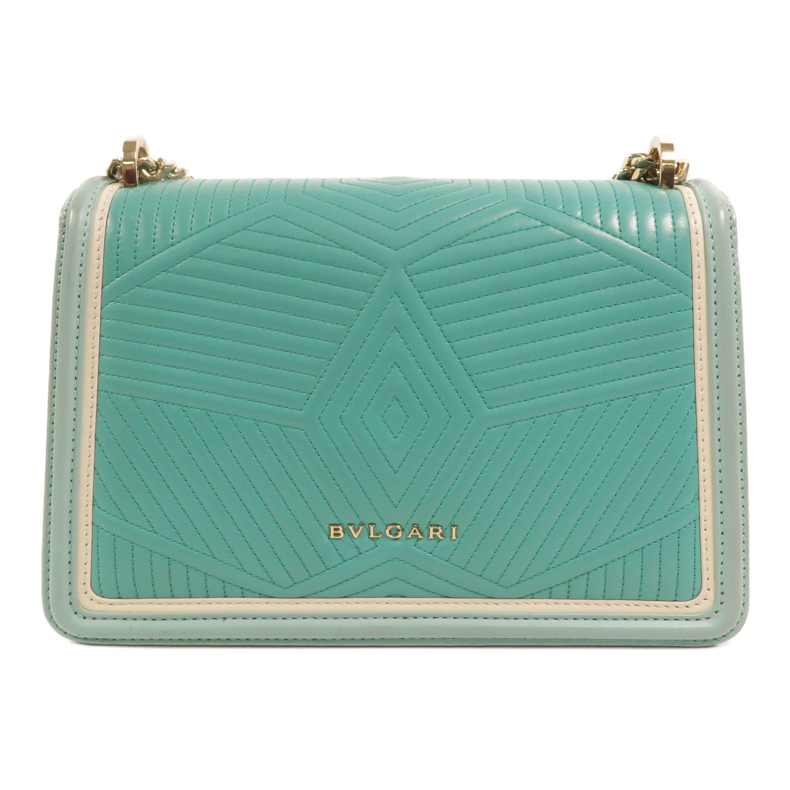 BVLGARI 牛皮皮革Serpenti Diamond Blast肩背袋
