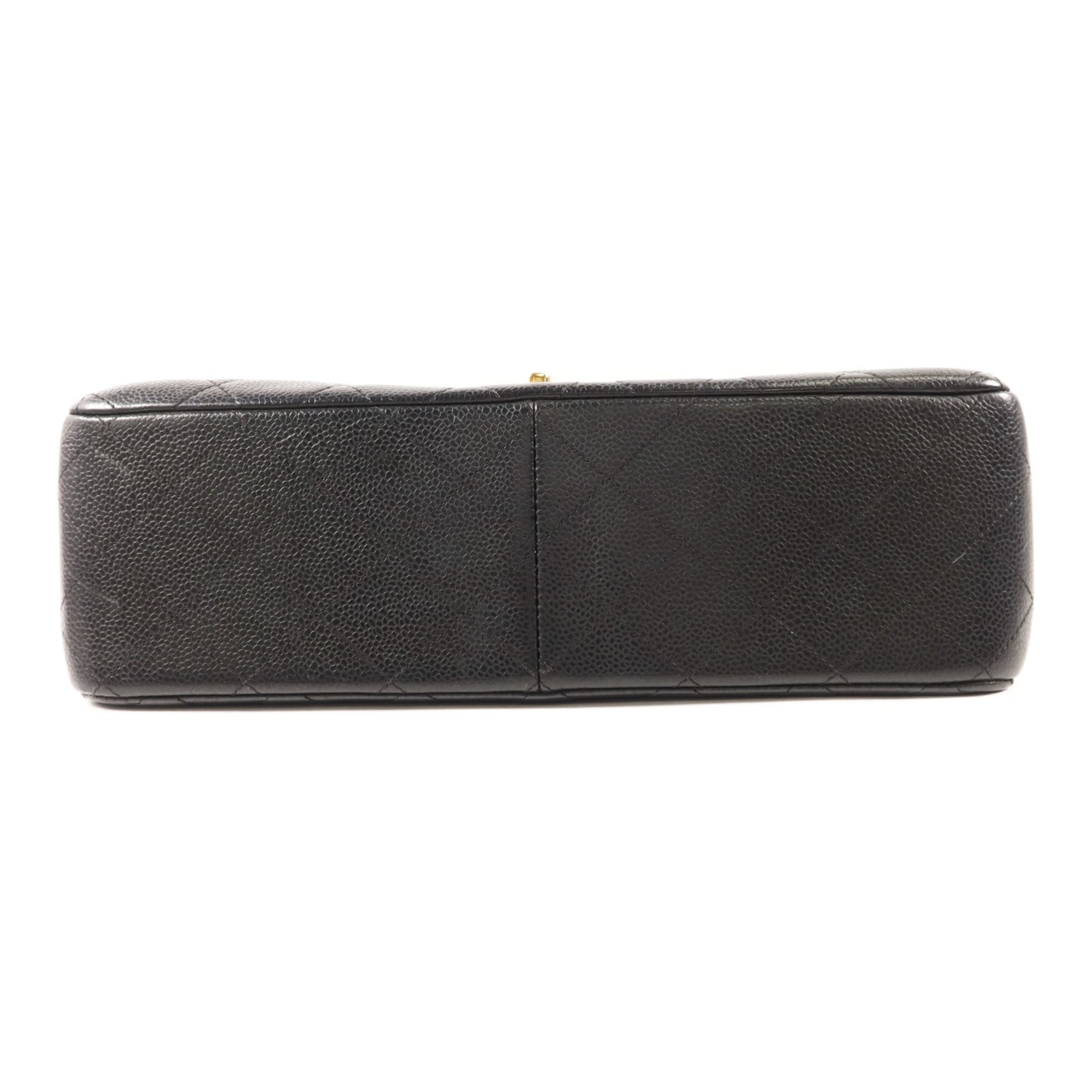 CHANEL 牛皮皮革Large Classic金扣鏈帶肩背袋