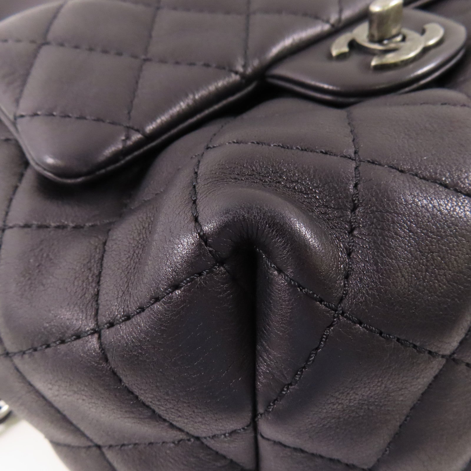 CHANEL CC SHW Backpack Calfskin Black