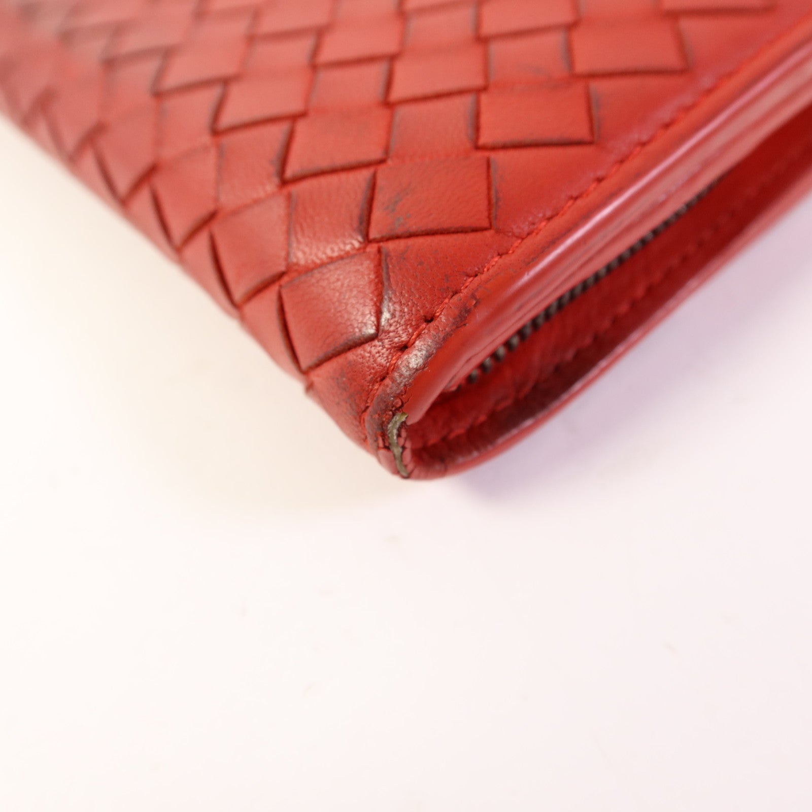 BOTTEGA VENETA 【激減優惠】牛皮皮革Long Bifold Wallet長錢包