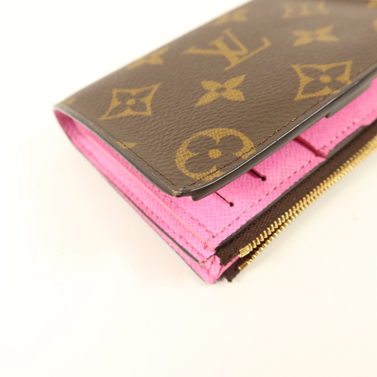 LOUIS VUITTON Monogram Lisa Wallet金扣錢包