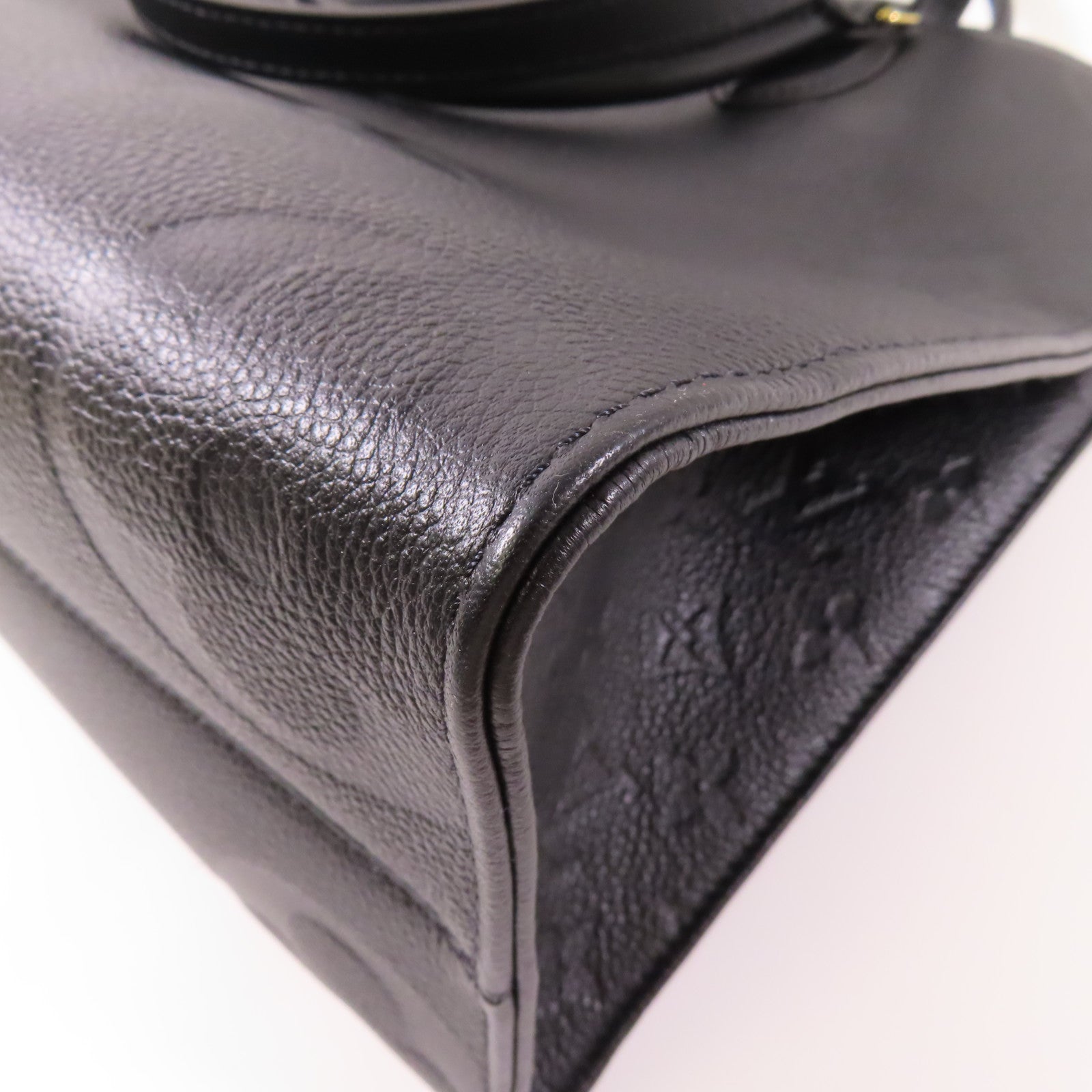 LOUIS VUITTON Monogram Empreinte On The Go金扣手挽肩背兩用袋