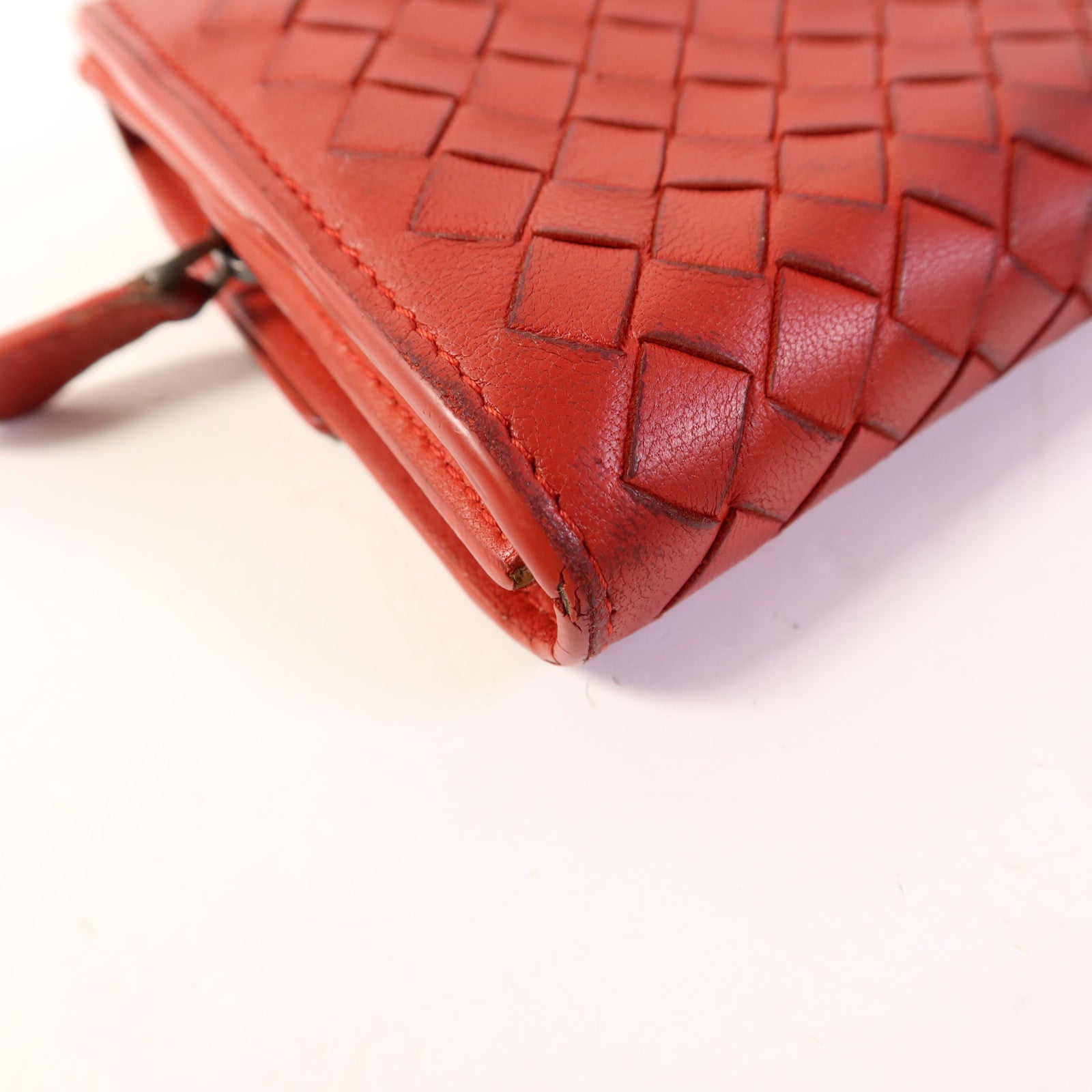 BOTTEGA VENETA 【激減優惠】牛皮皮革Long Bifold Wallet長錢包