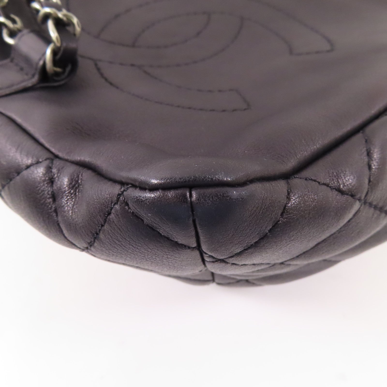 CHANEL CC SHW Backpack Calfskin Black