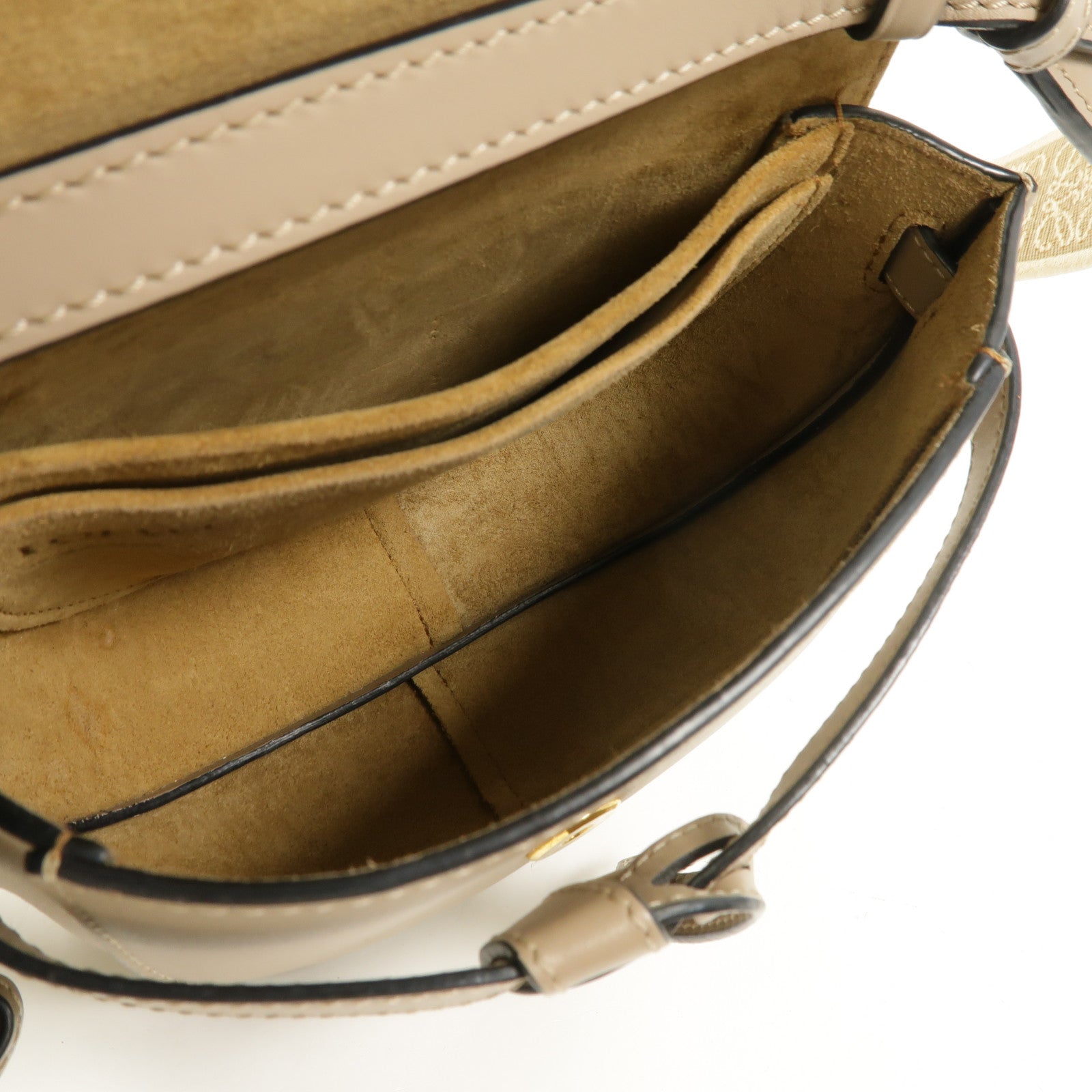 LOEWE 牛皮皮革Mini Gate肩背袋