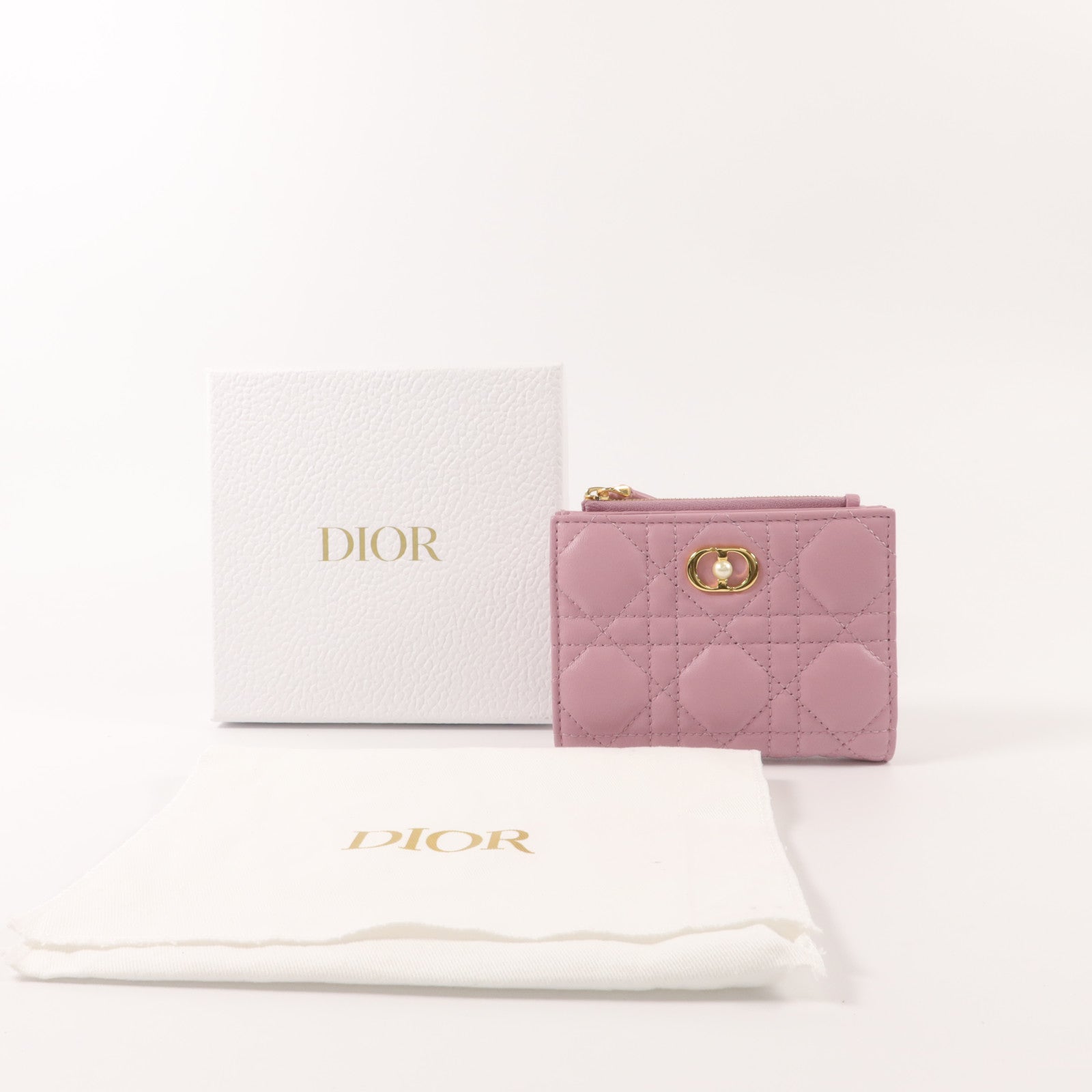 Dior 羊皮皮革Jolie Dahlia錢包