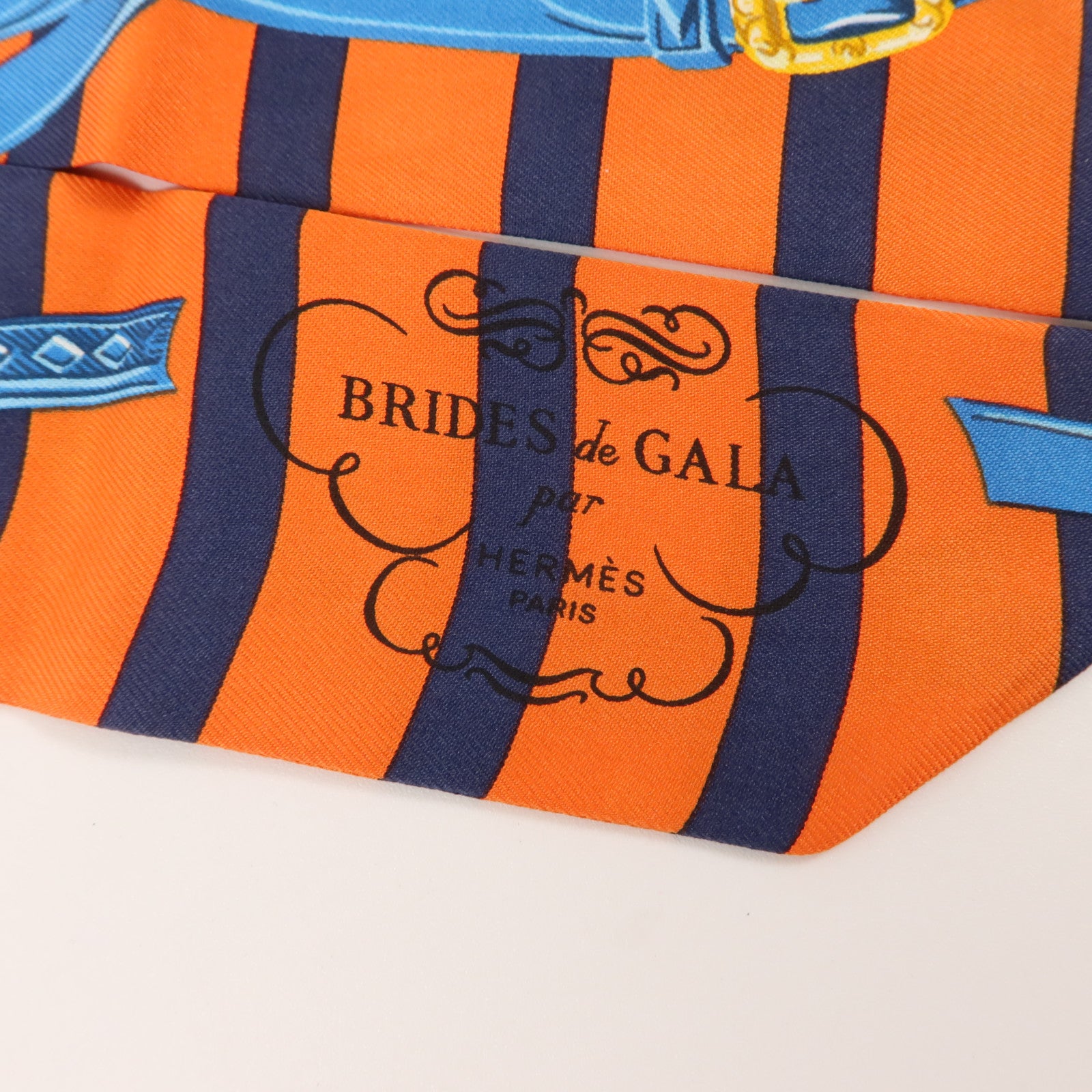 HERMES 絲質Twilly絲巾