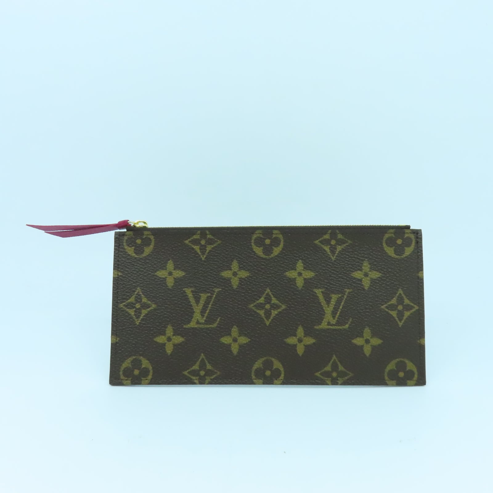 LOUIS VUITTON Monogram Felicie Pochette金扣鏈帶肩背袋啡色