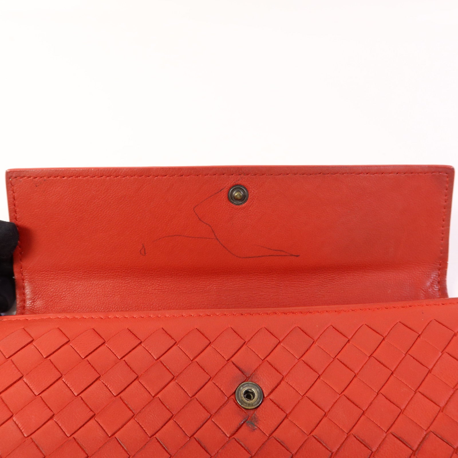 BOTTEGA VENETA 【激減優惠】牛皮皮革Long Bifold Wallet長錢包