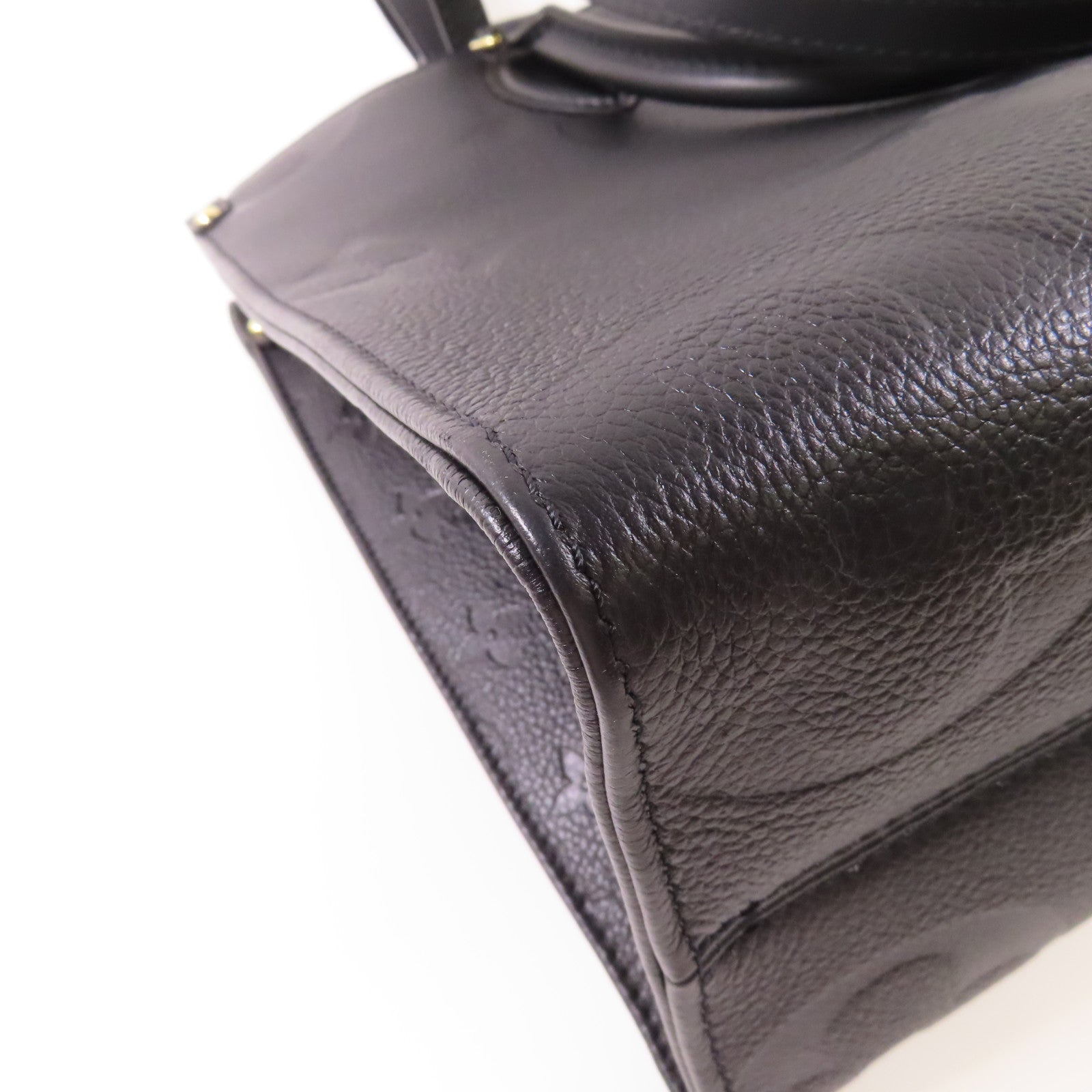 LOUIS VUITTON Monogram Empreinte On The Go金扣手挽肩背兩用袋