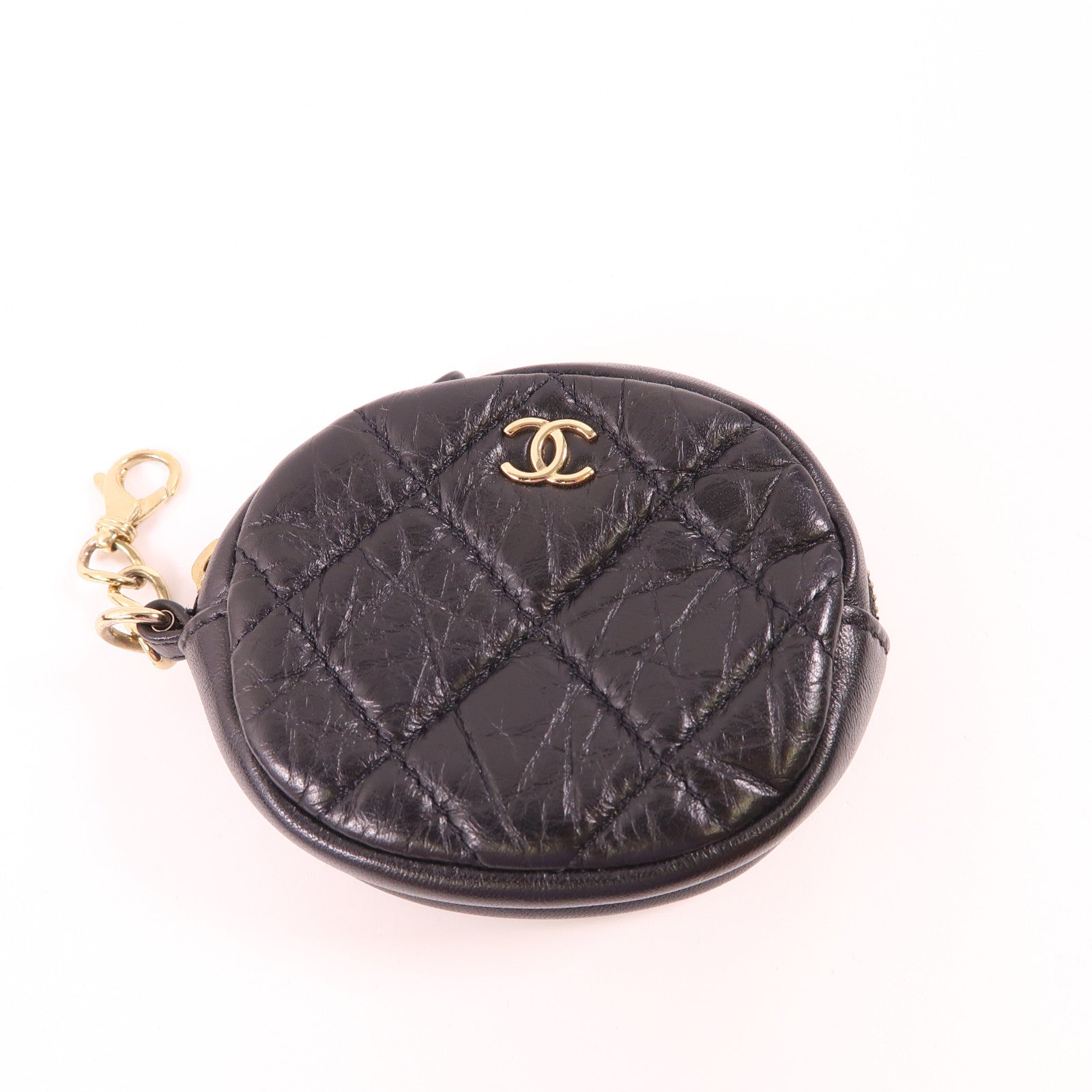 CHANEL 牛皮皮革Waist Bag金扣腰包