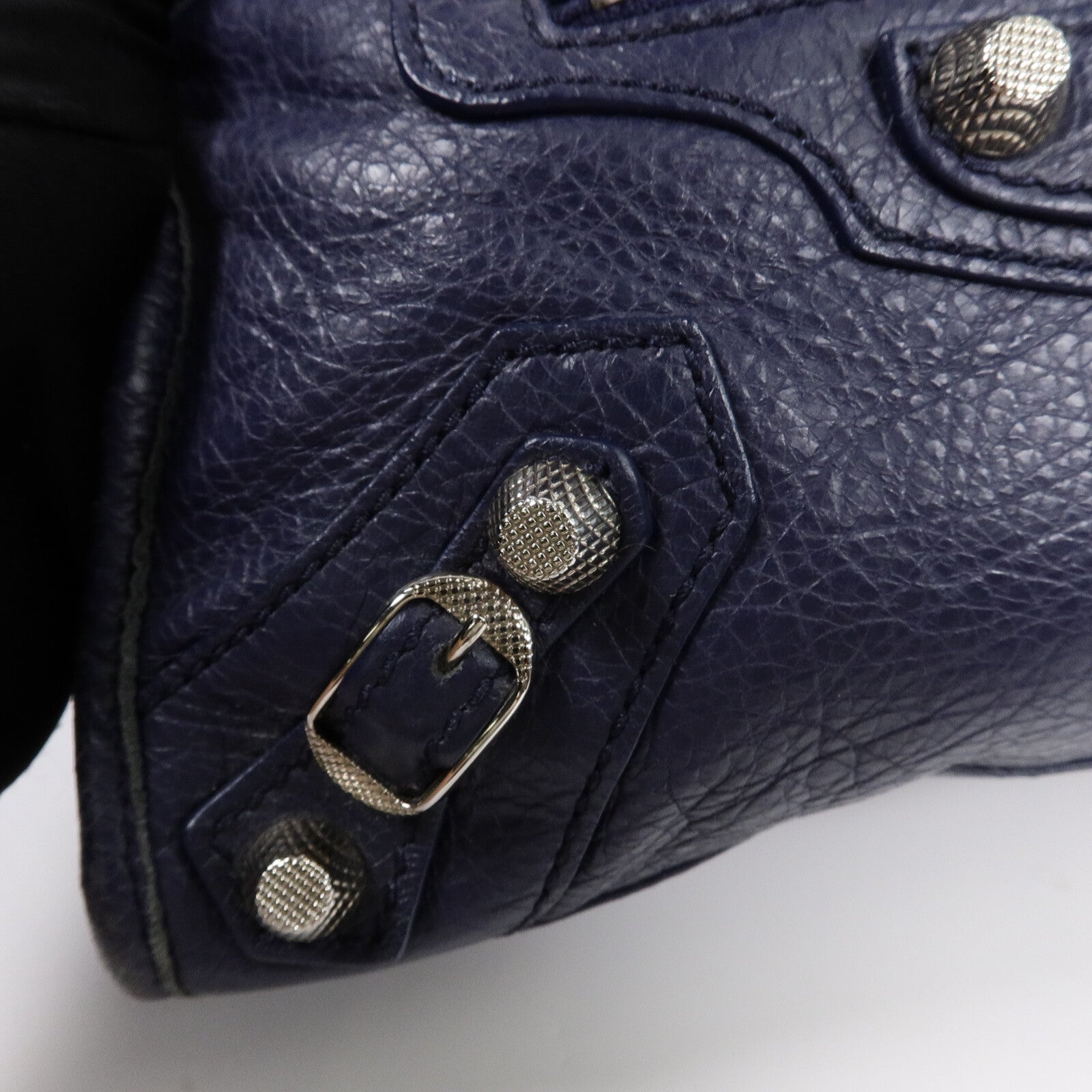 BALENCIAGA 牛皮皮革Mini City手挽肩背兩用袋