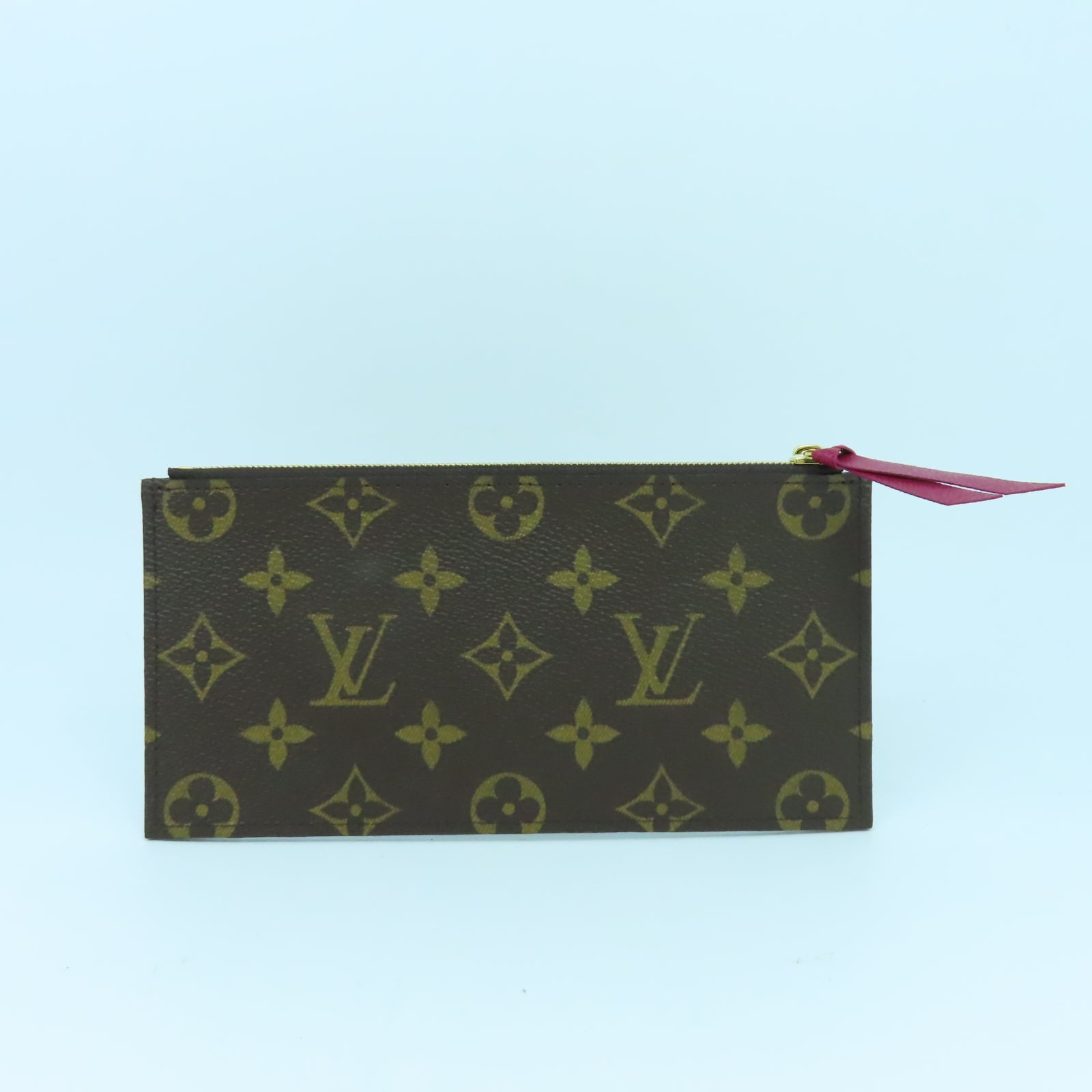 LOUIS VUITTON Monogram Felicie Pochette金扣鏈帶肩背袋啡色