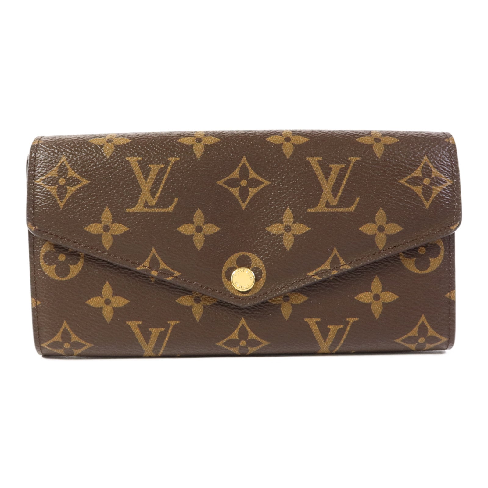 LOUIS VUITTON Monogram Sarah金扣長錢包