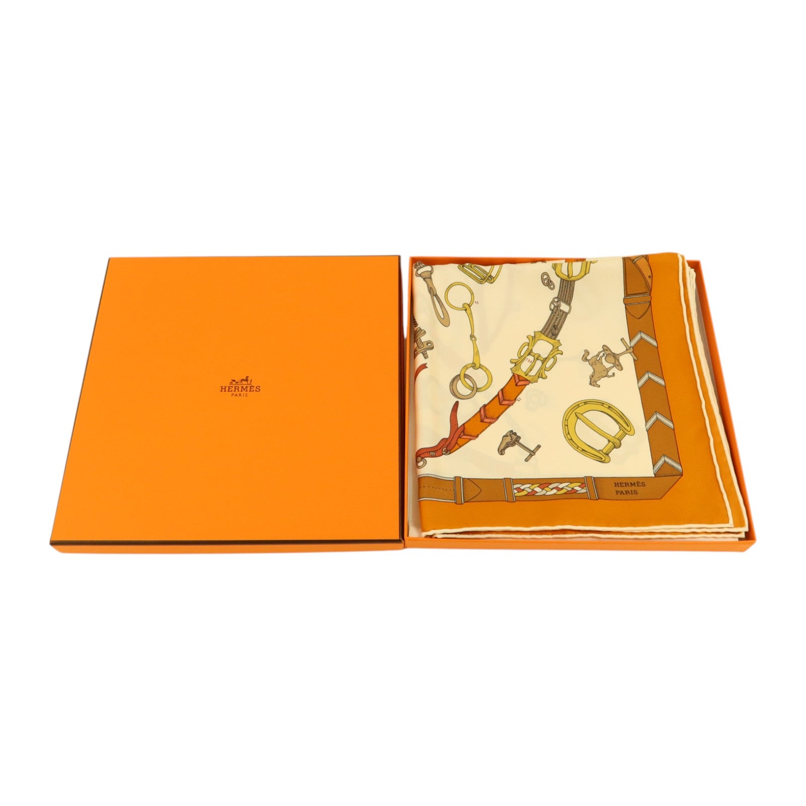 HERMES 絲質Scarf 90x90絲巾