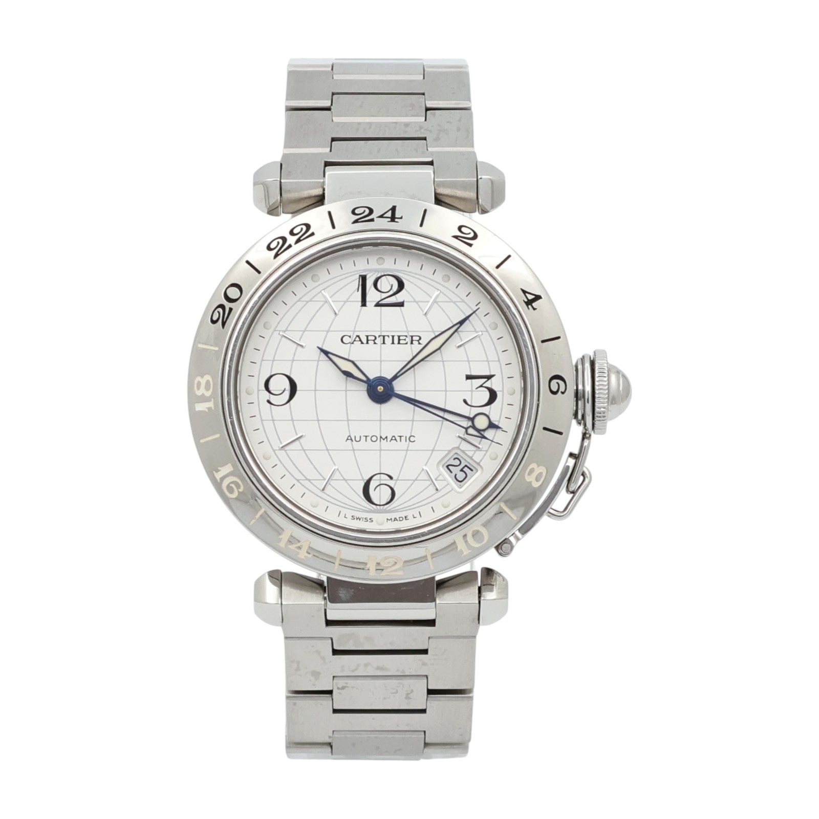 CARTIER Pasha C GMT W31078M7