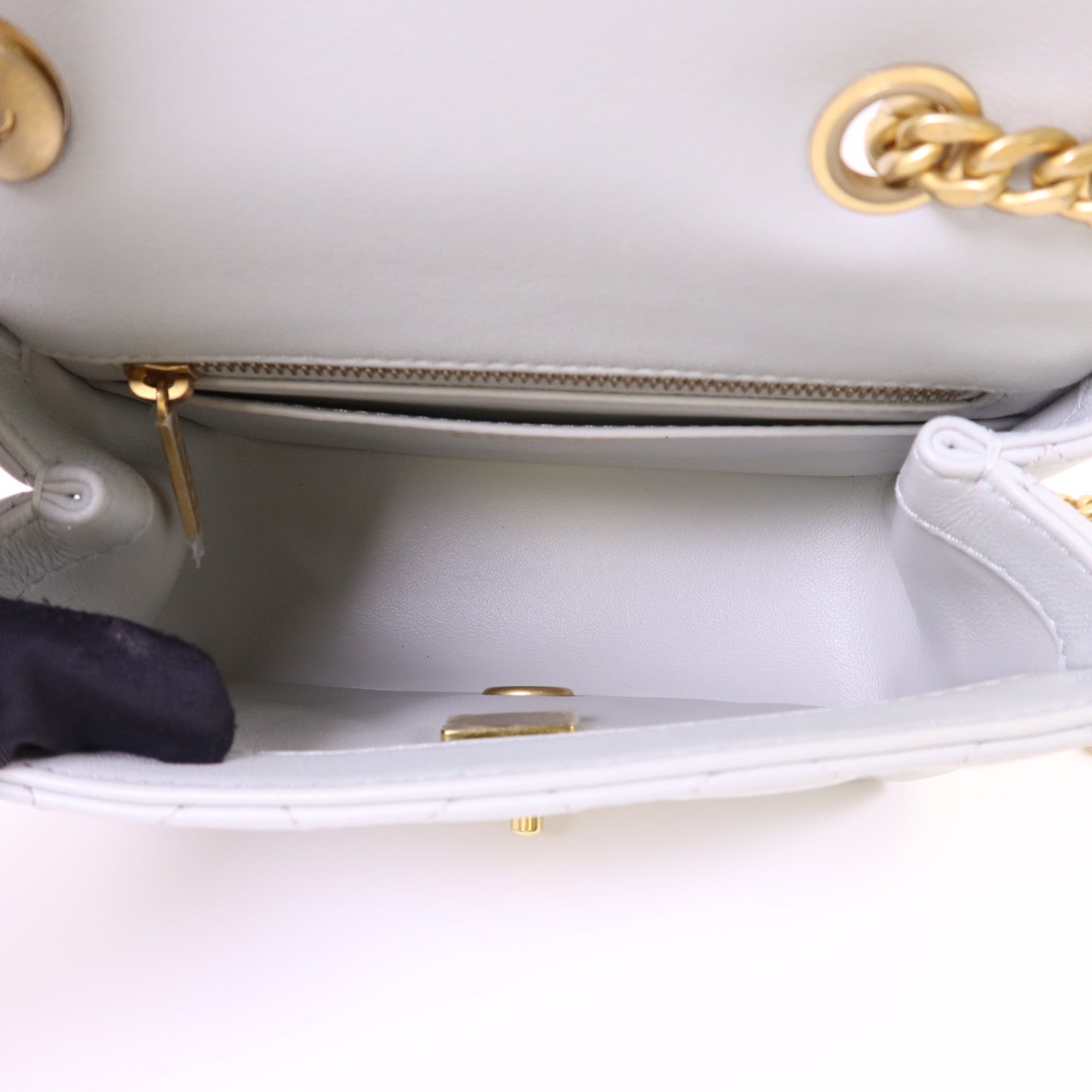 CHANEL 羊皮皮革Classic Camellia金扣鏈帶肩背袋