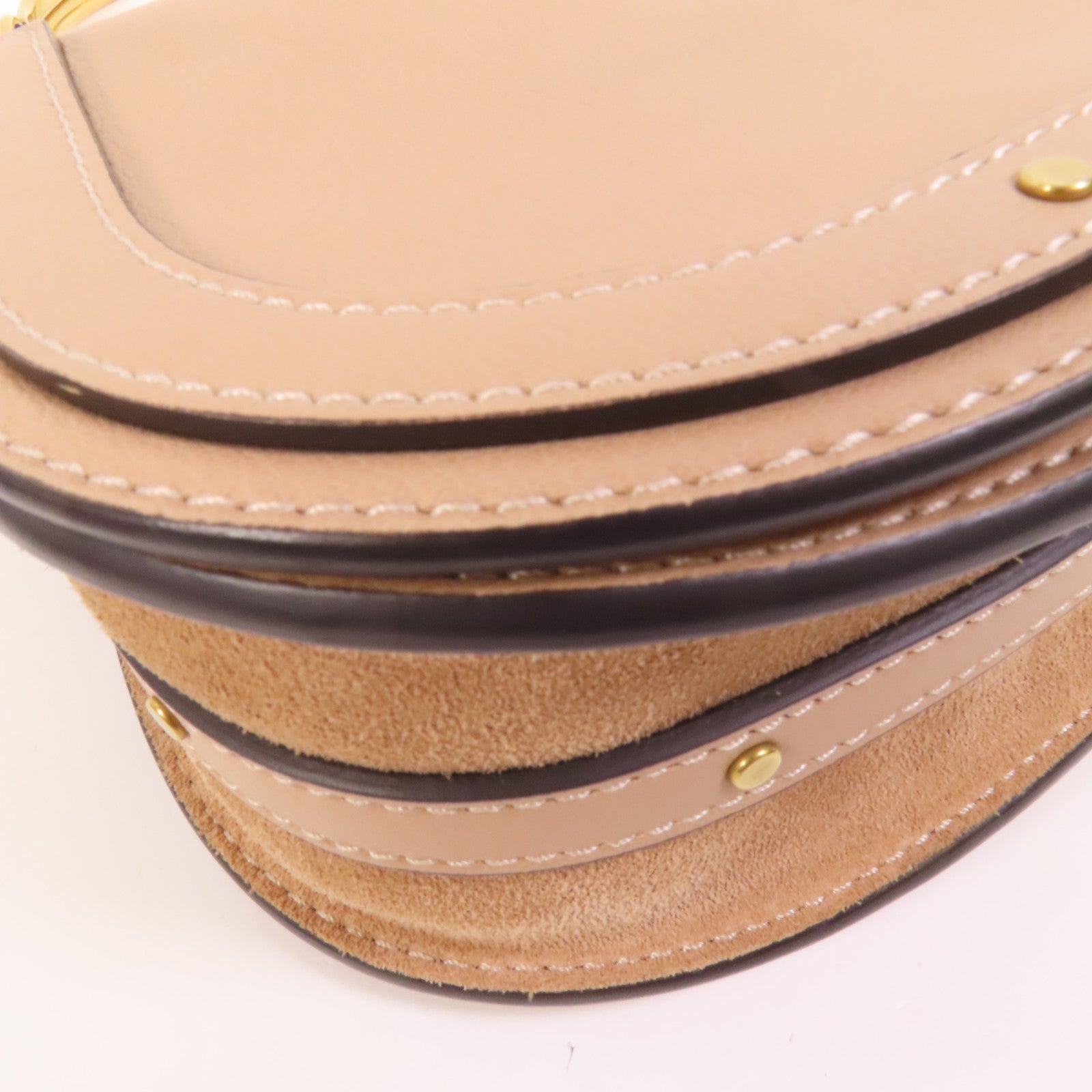 Chloe 牛皮皮革Nile Bag金扣手挽肩背兩用袋