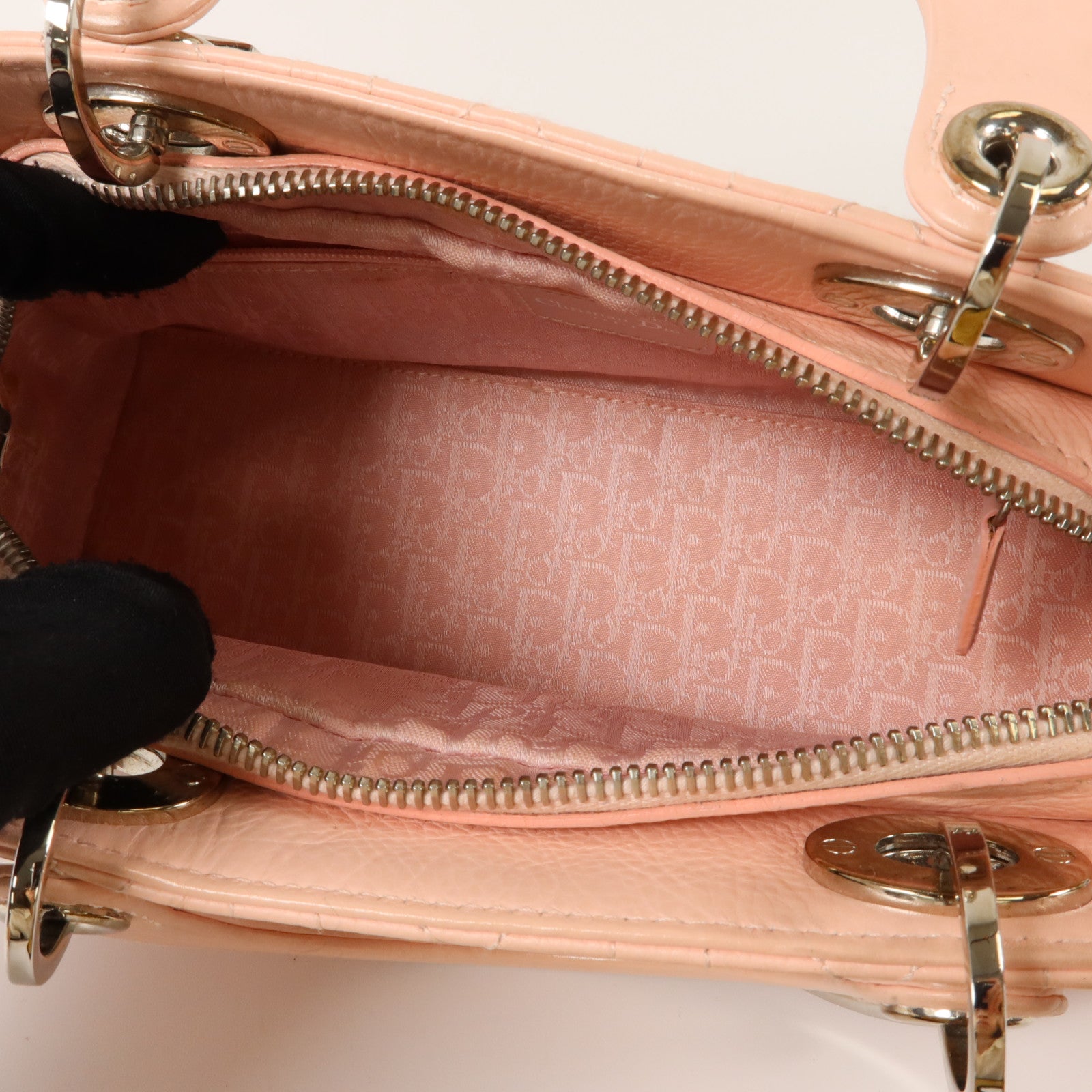 Dior 牛皮皮革Vintage D-Joy East West手挽袋