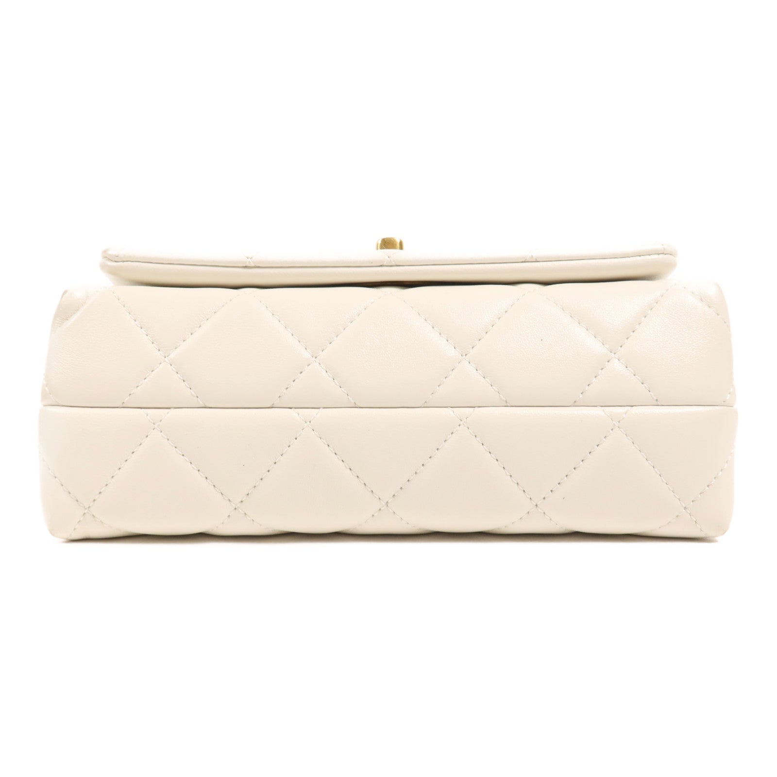 CHANEL 牛皮皮革Chain Shoulder Bag金扣鏈帶肩背袋