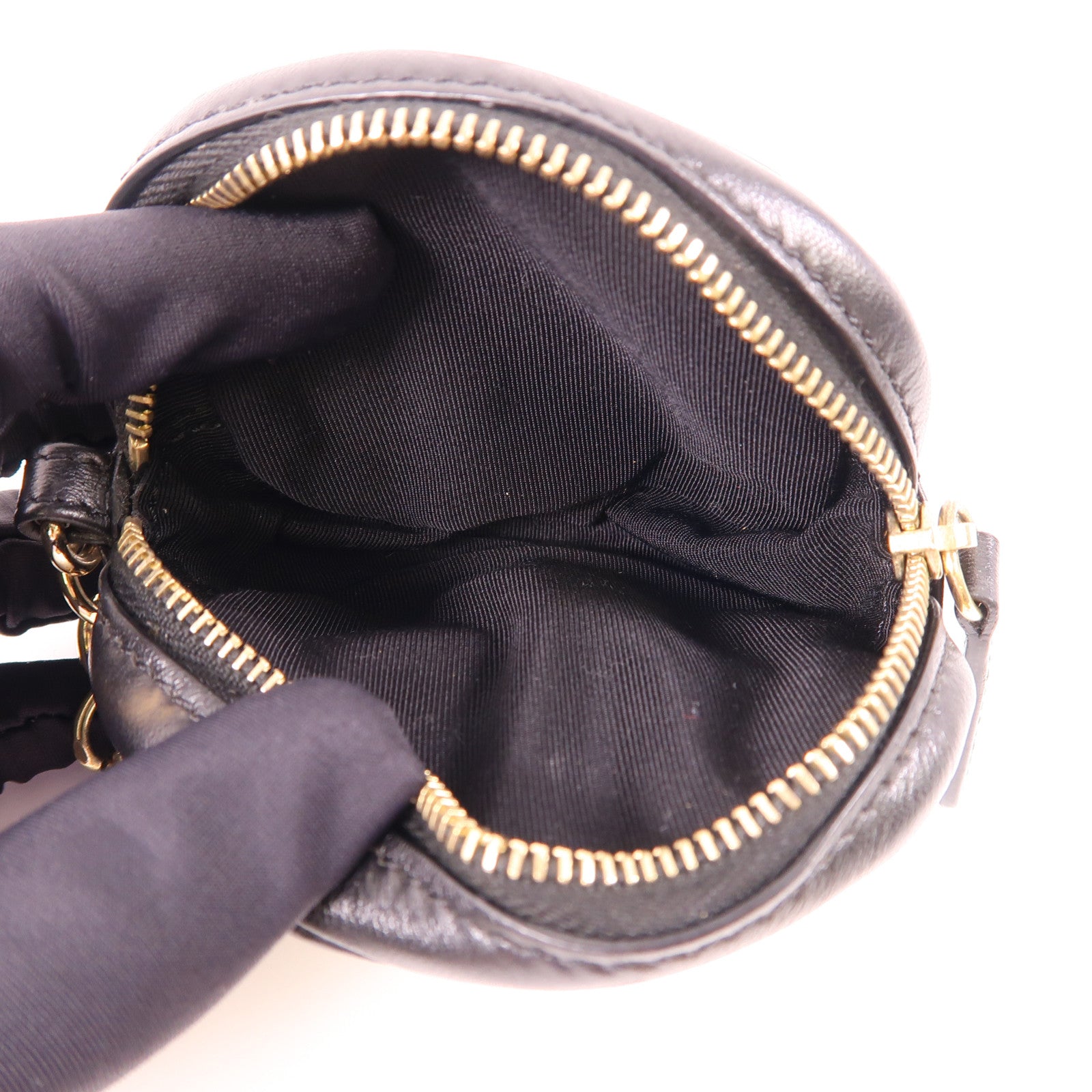CHANEL 牛皮皮革Waist Bag金扣腰包