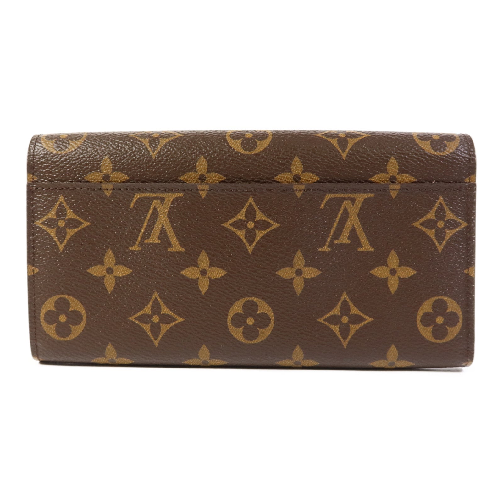 LOUIS VUITTON Monogram Sarah金扣長錢包
