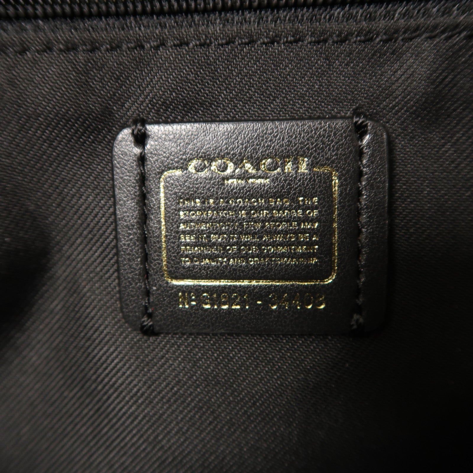 COACH 牛皮皮革Swagger金扣手挽肩背兩用袋