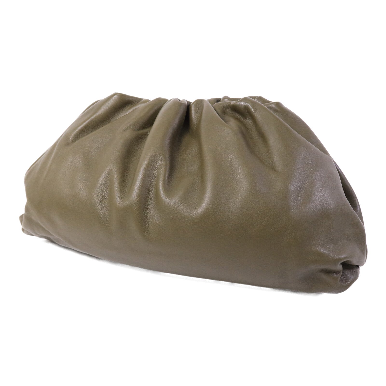 BOTTEGA VENETA 牛皮皮革Pouch Clutch金扣手拿包