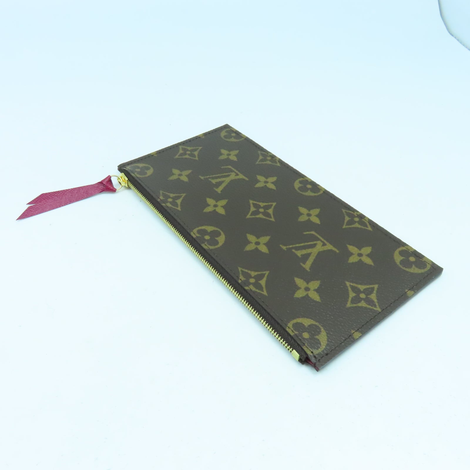 LOUIS VUITTON Monogram Felicie Pochette金扣鏈帶肩背袋啡色