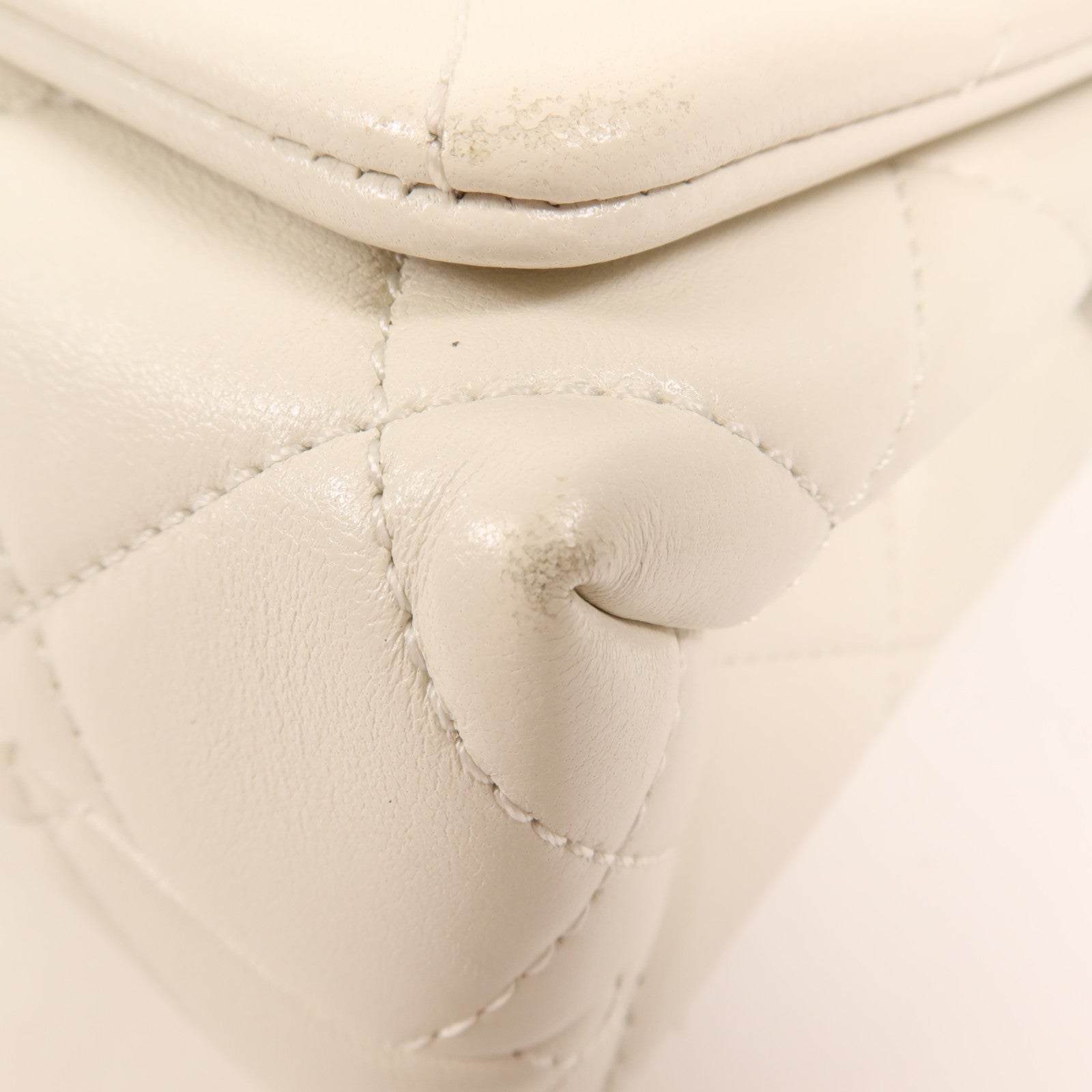 CHANEL 牛皮皮革Chain Shoulder Bag金扣鏈帶肩背袋