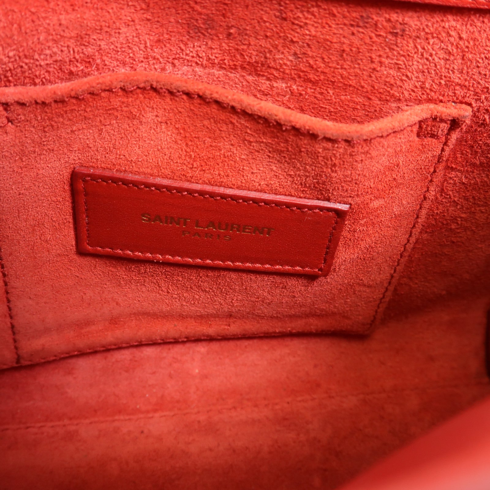 SAINT LAURENT 牛皮皮革Sac De Jour Nano手挽肩背兩用袋