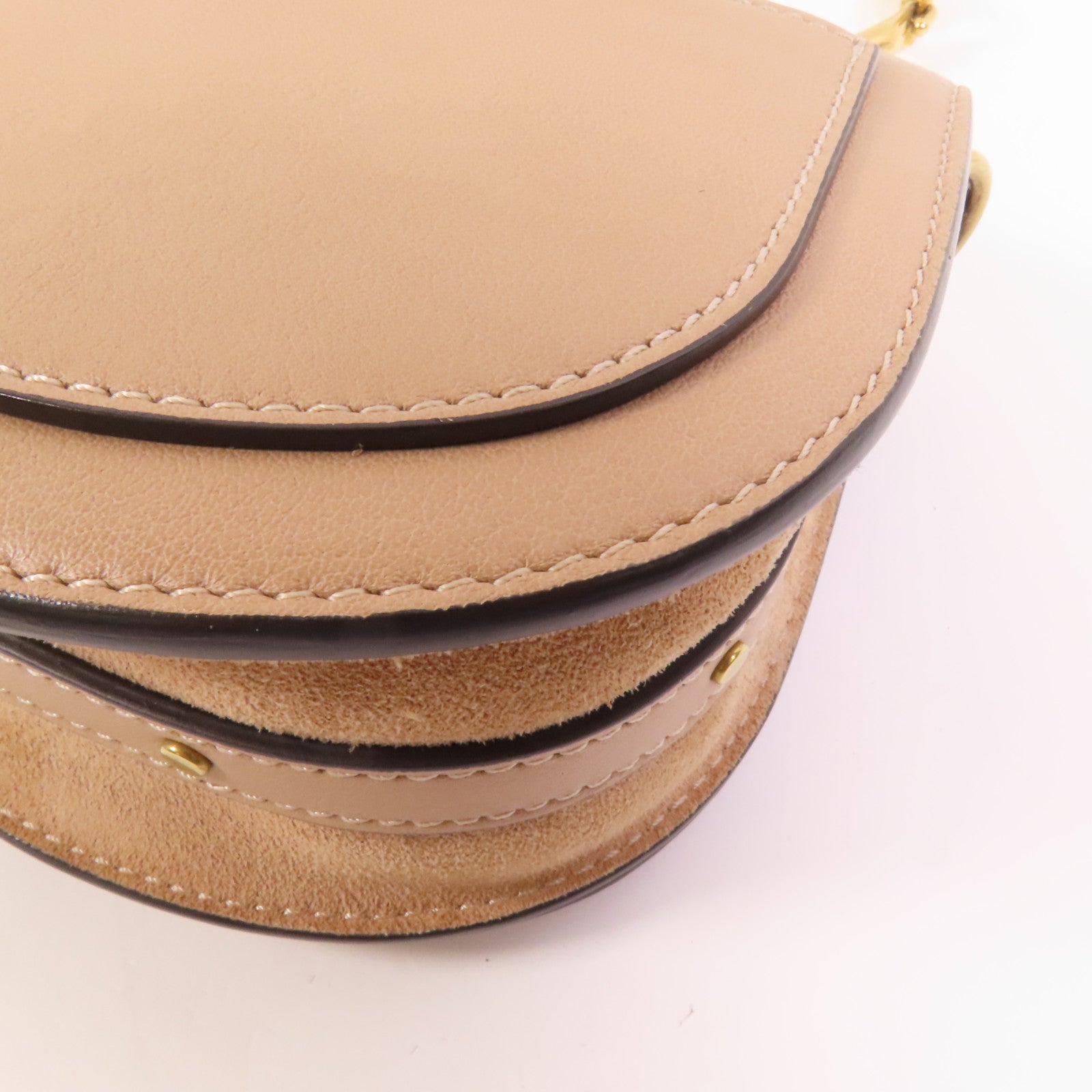 Chloe 牛皮皮革Nile Bag金扣手挽肩背兩用袋