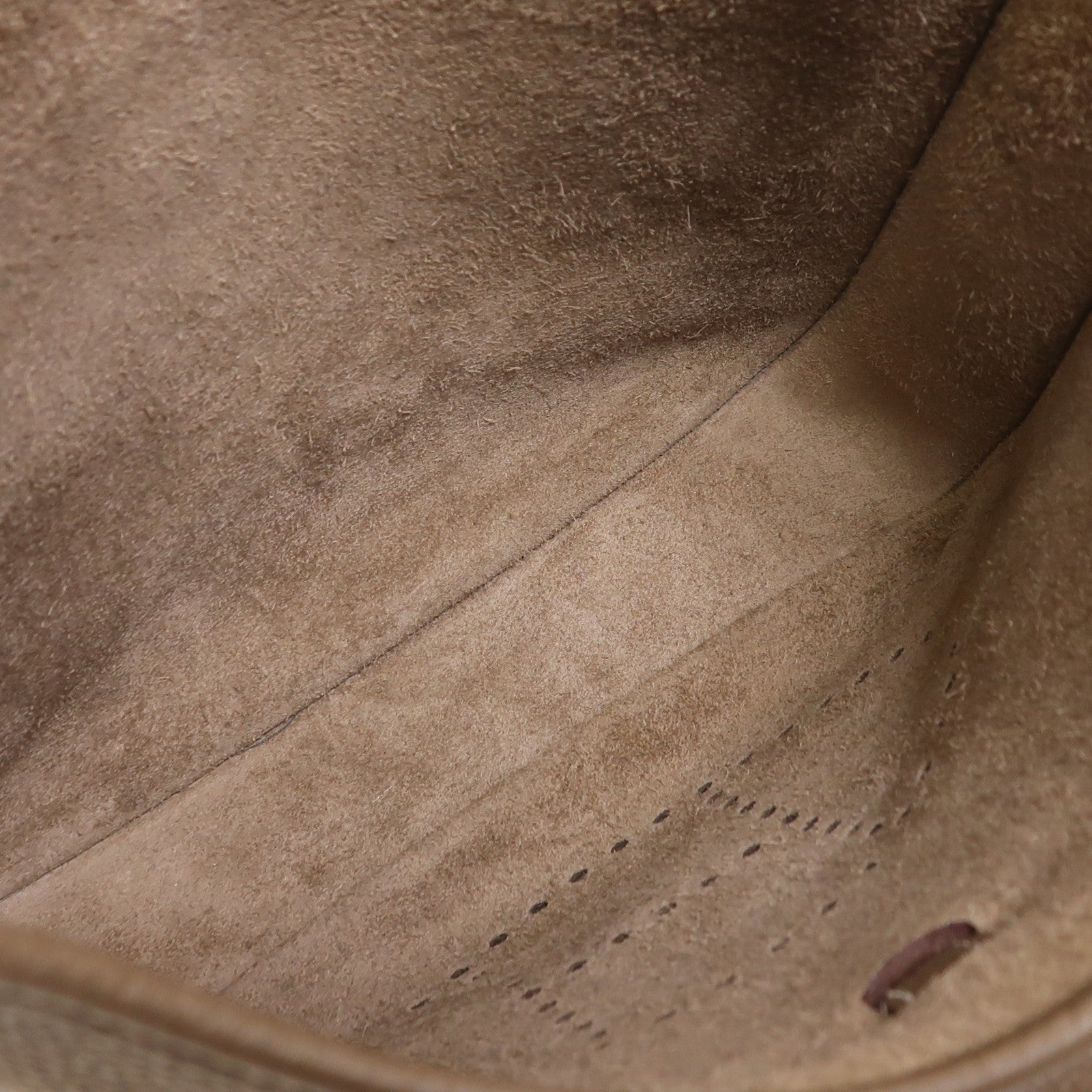 HERMES Clemence皮革Evelyne PM銀扣肩背袋Etoupe