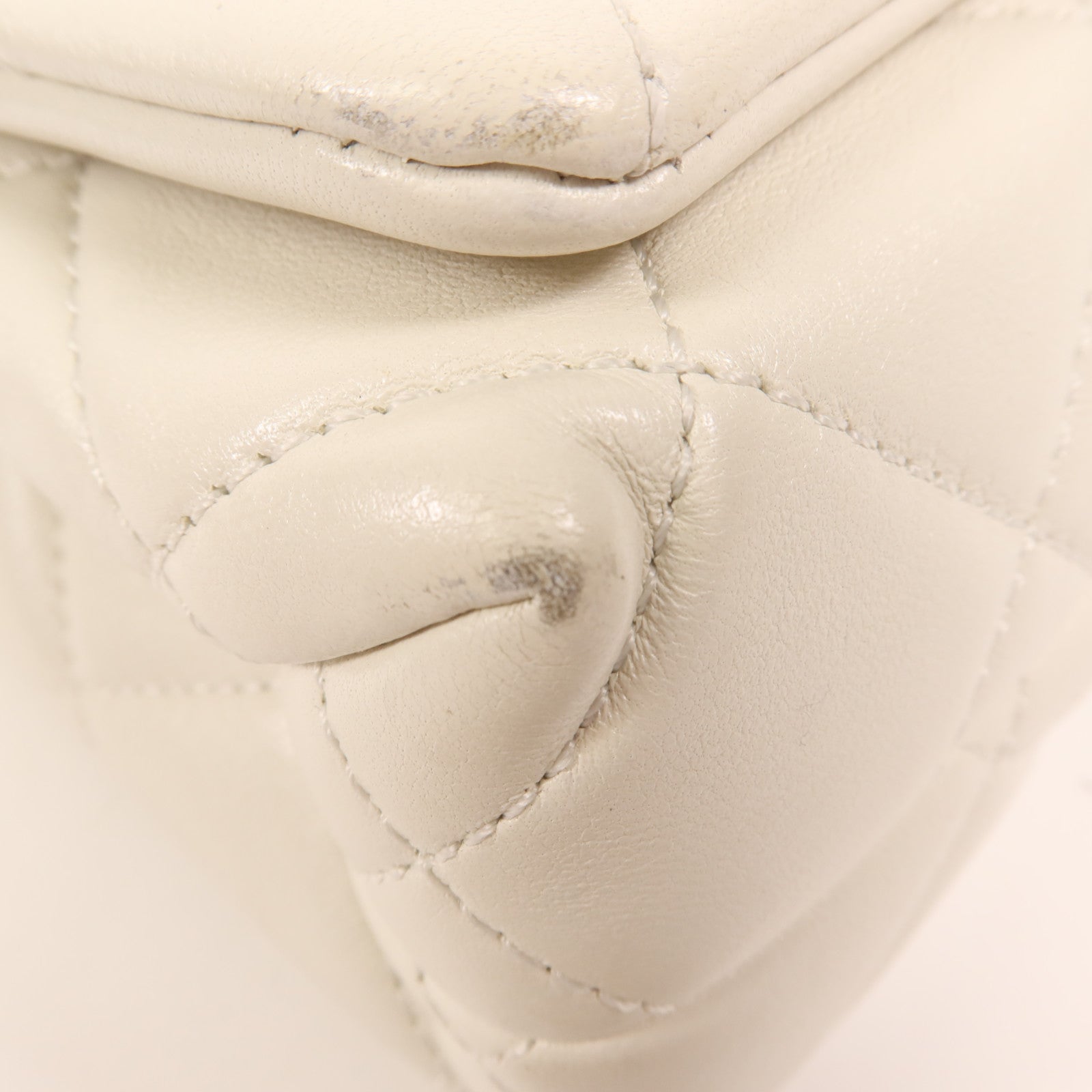 CHANEL 牛皮皮革Chain Shoulder Bag金扣鏈帶肩背袋