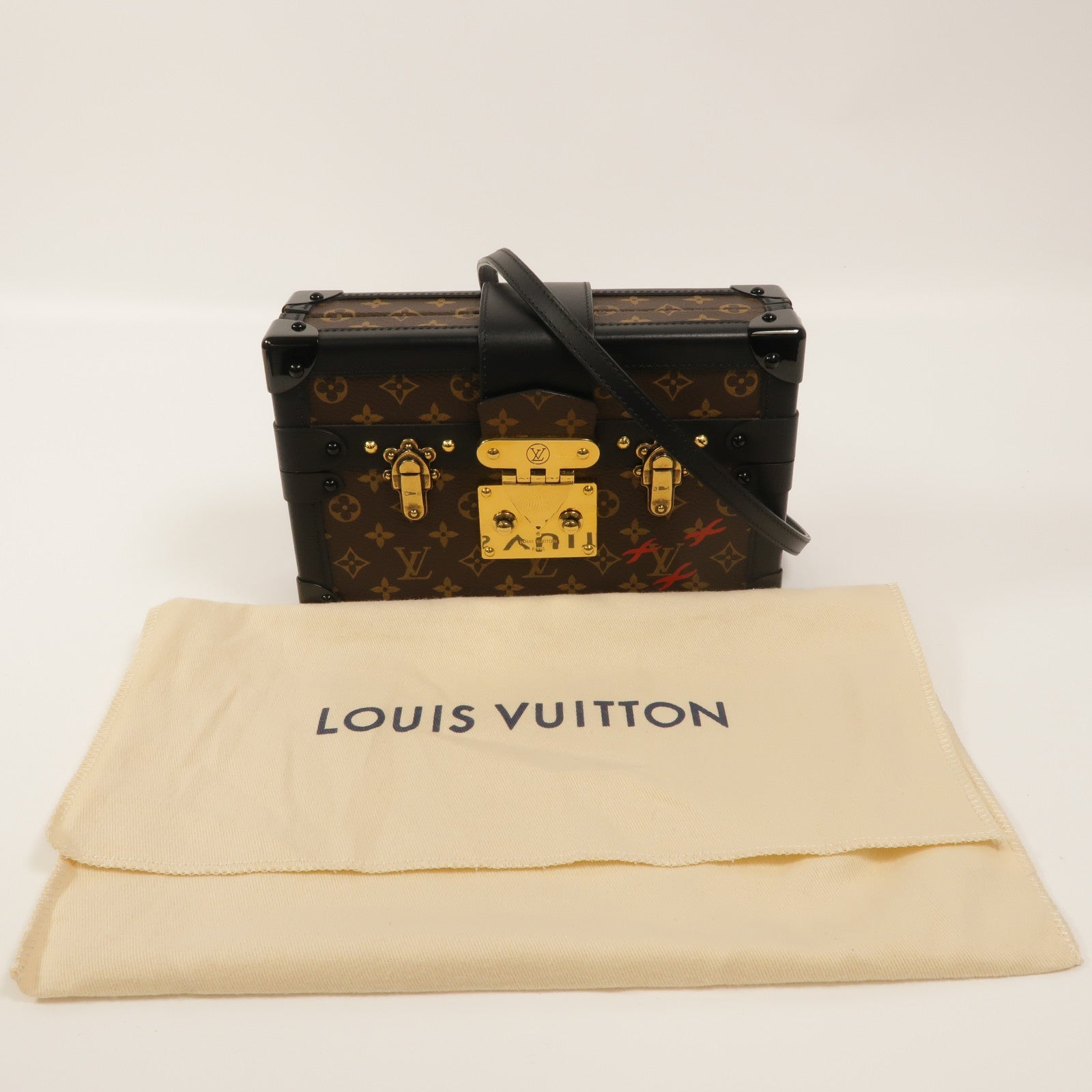LOUIS VUITTON Monogram Petite Malle肩背袋