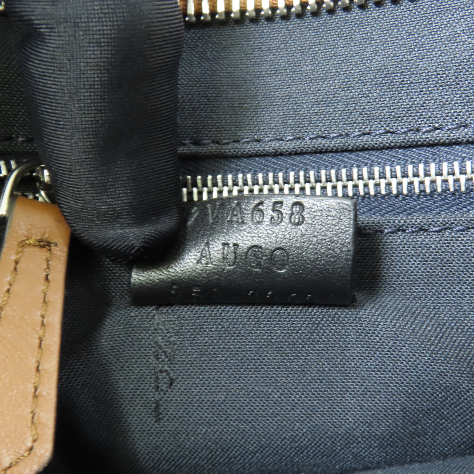 FENDI 【激減優惠】牛仔布/皮革FF Shopping Bag Small銀扣手挽袋