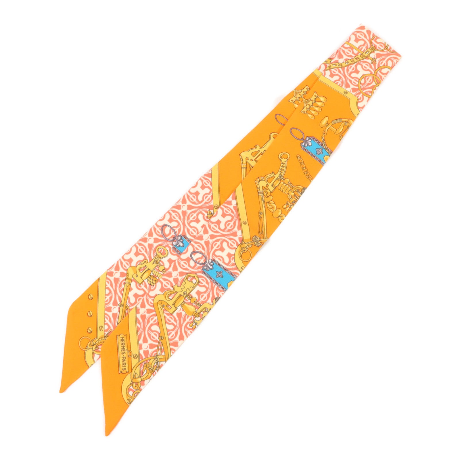 HERMES 絲質Twilly絲巾