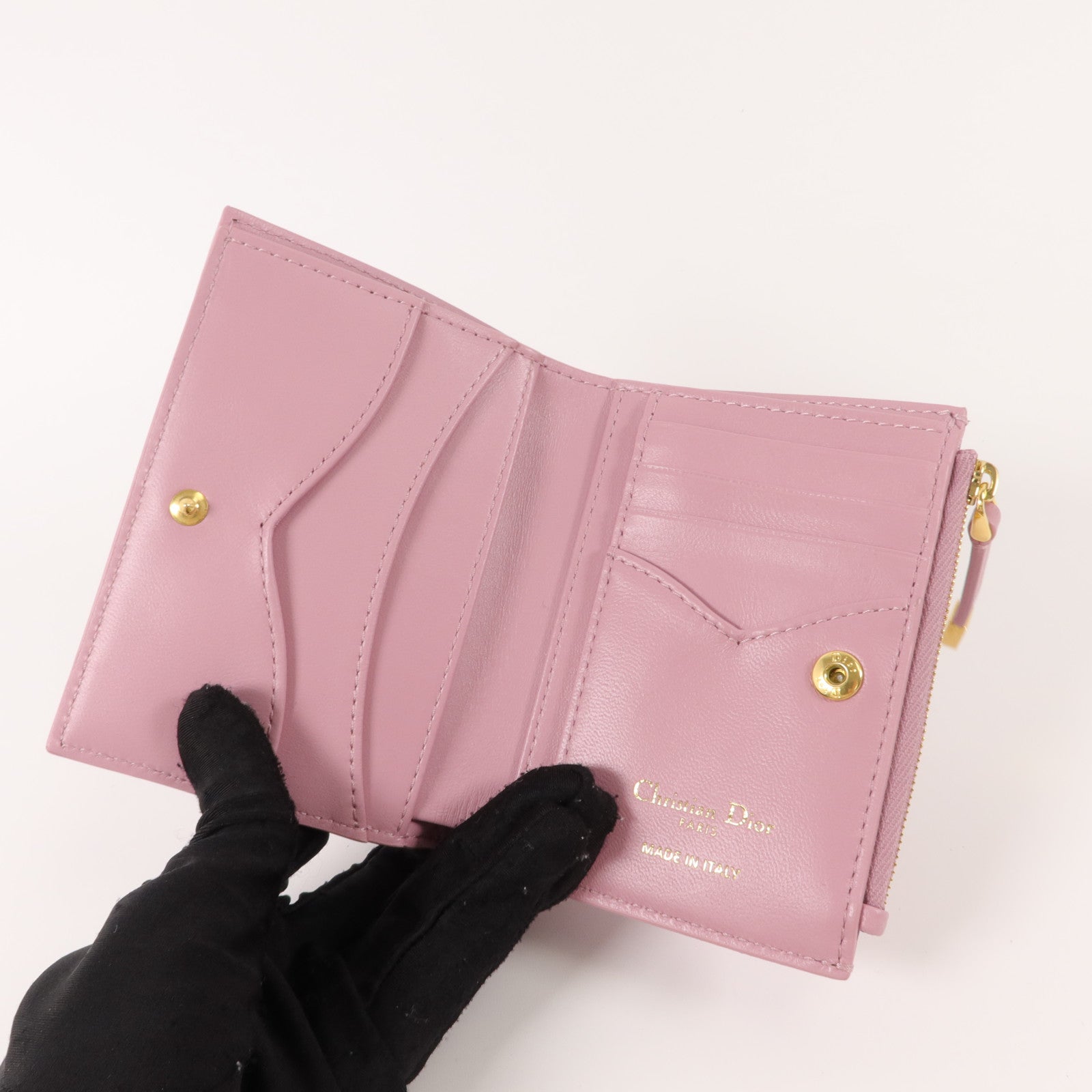 Dior 羊皮皮革Jolie Dahlia錢包