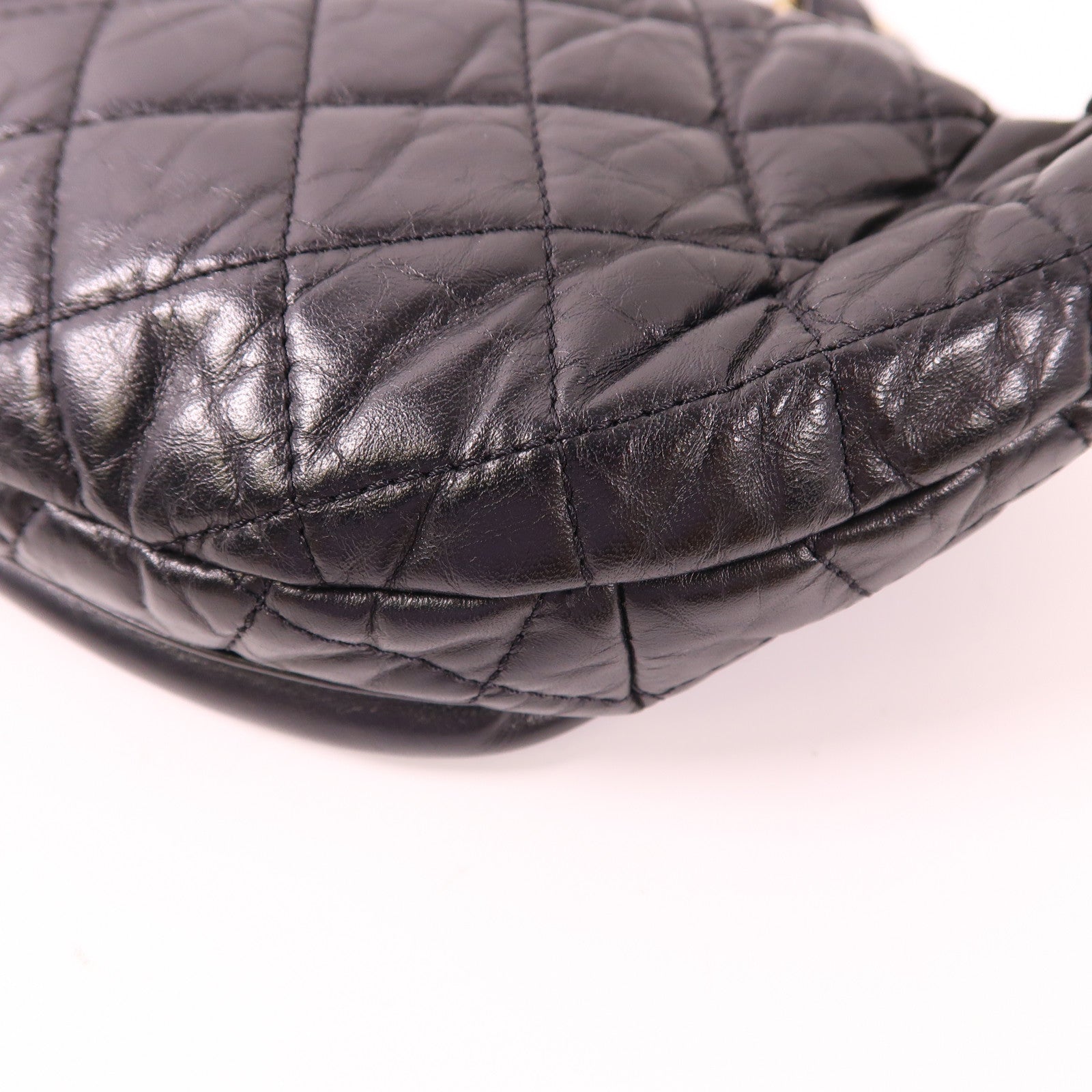 CHANEL 牛皮皮革Waist Bag金扣腰包