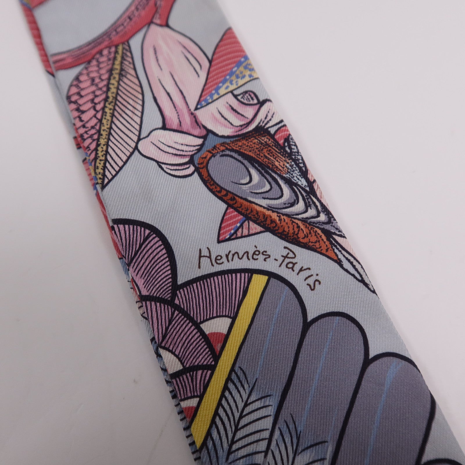 HERMES 絲質Twilly絲巾Multicolor