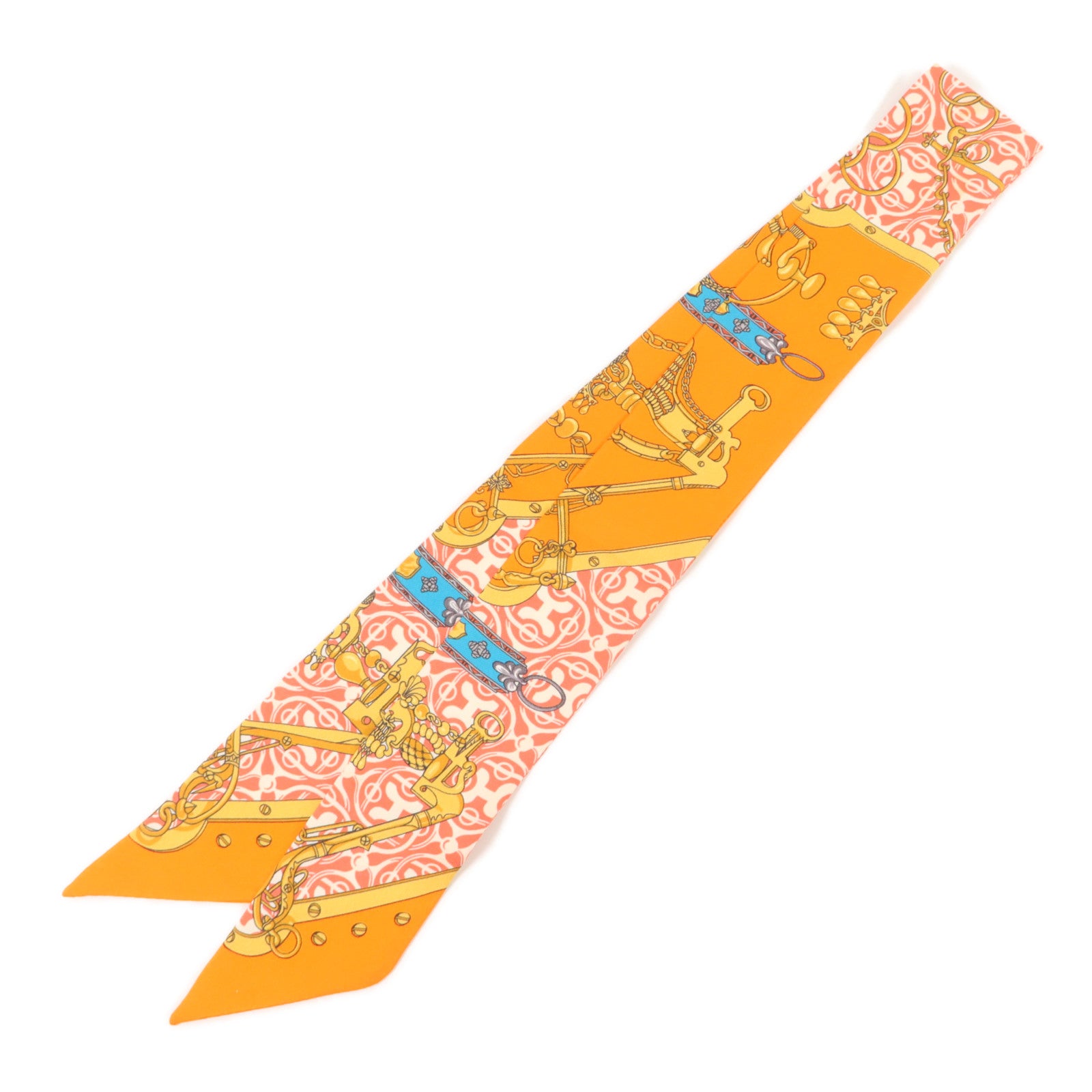 HERMES 絲質Twilly絲巾