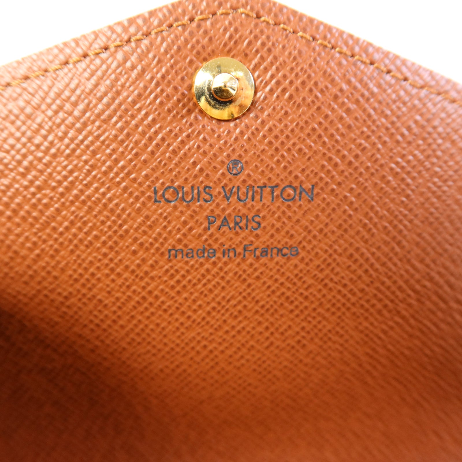 LOUIS VUITTON Monogram Sarah金扣長錢包