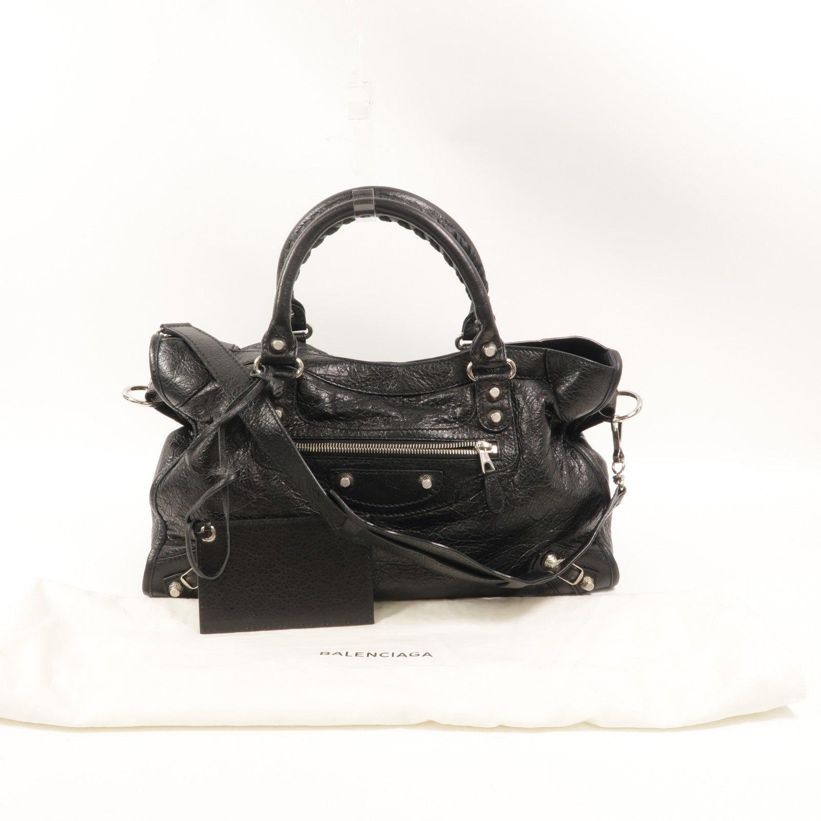 BALENCIAGA 羊皮皮革Giant City手挽肩背兩用袋