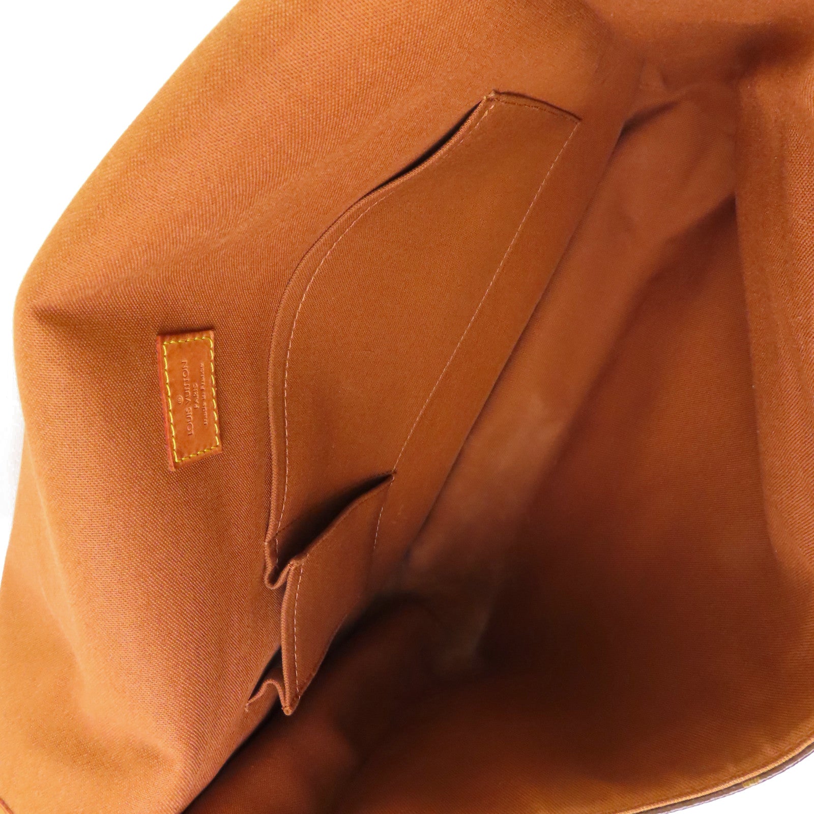 LOUIS VUITTON Monogram Bosphore GM Shoulder Bag金扣肩背袋啡色