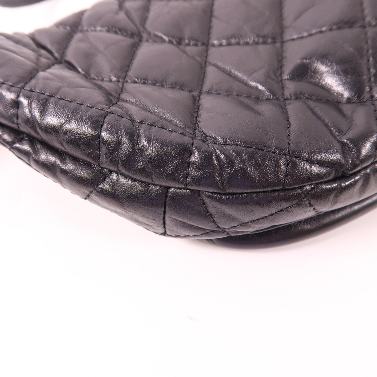 CHANEL 牛皮皮革Waist Bag金扣腰包