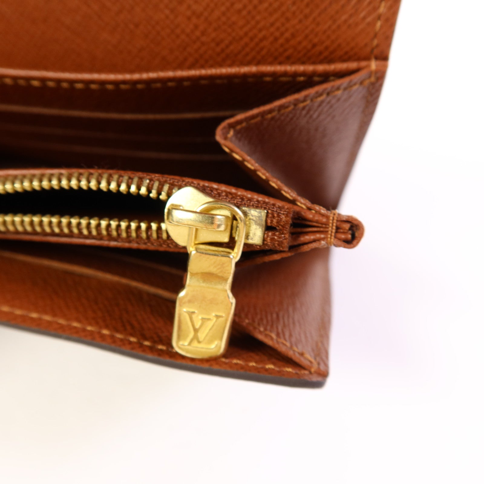 LOUIS VUITTON Monogram Sarah金扣長錢包
