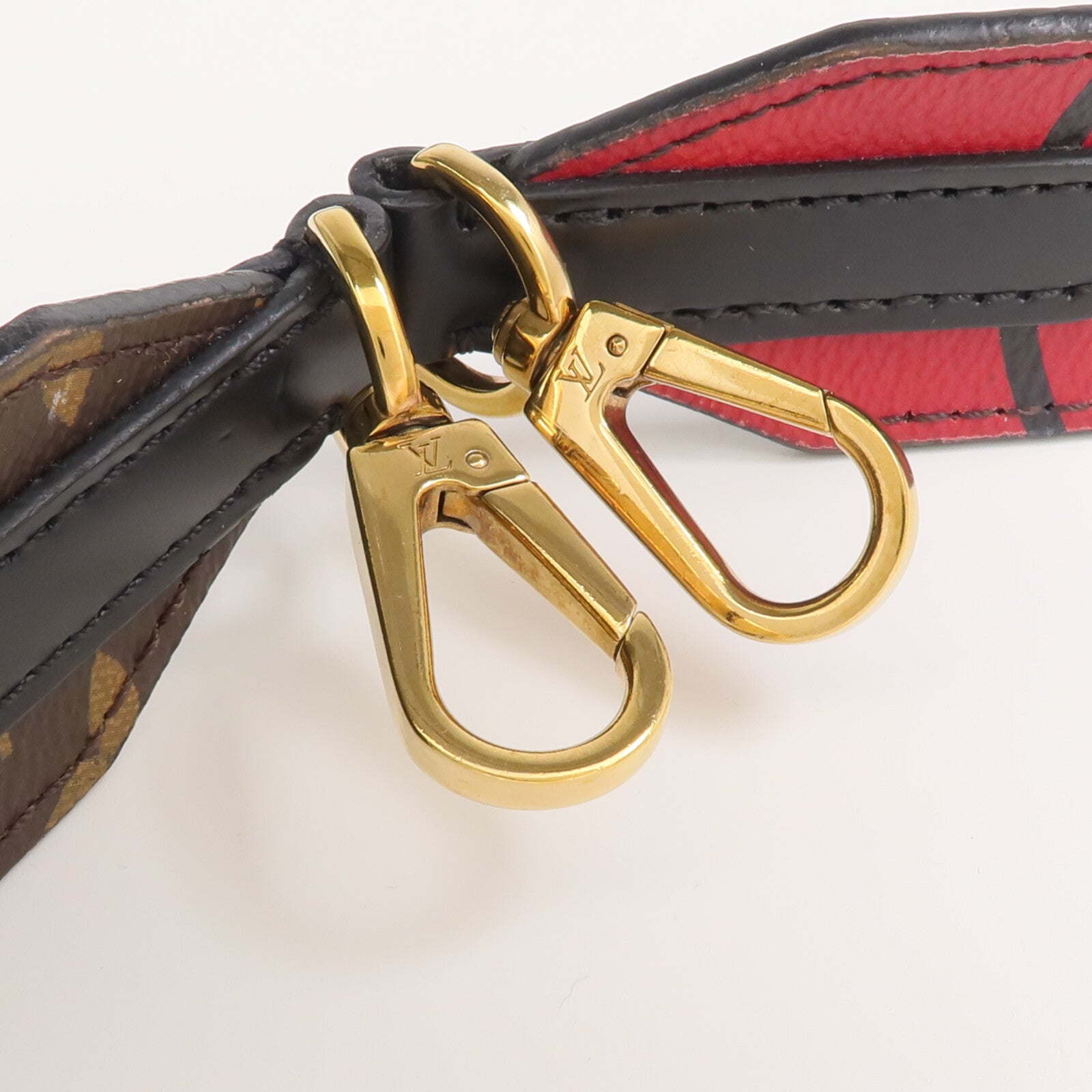 LOUIS VUITTON Monogram/Epi Shoulder Strap金扣肩帶