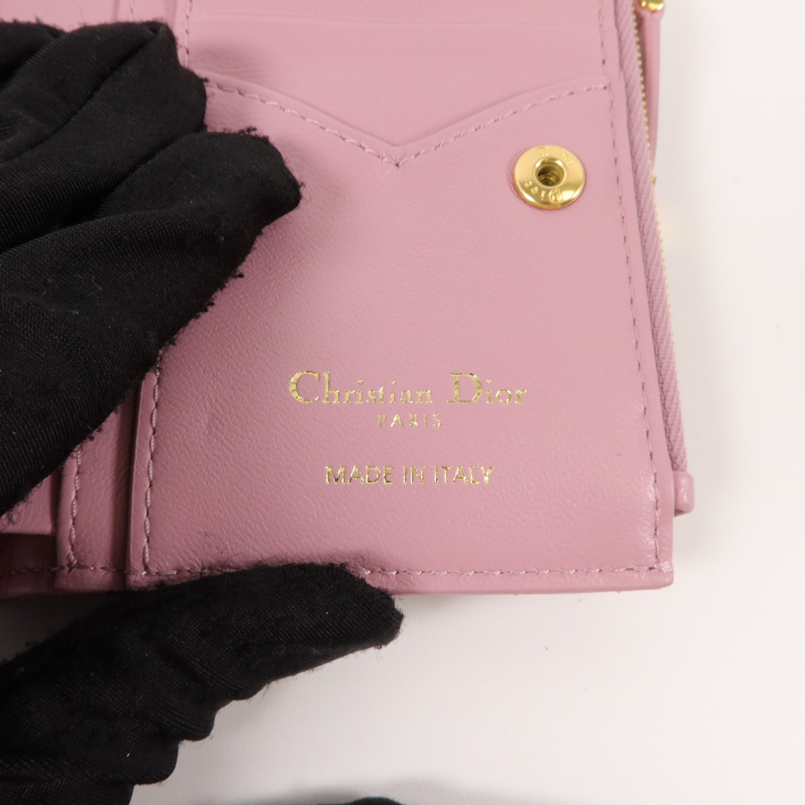 Dior 羊皮皮革Jolie Dahlia錢包