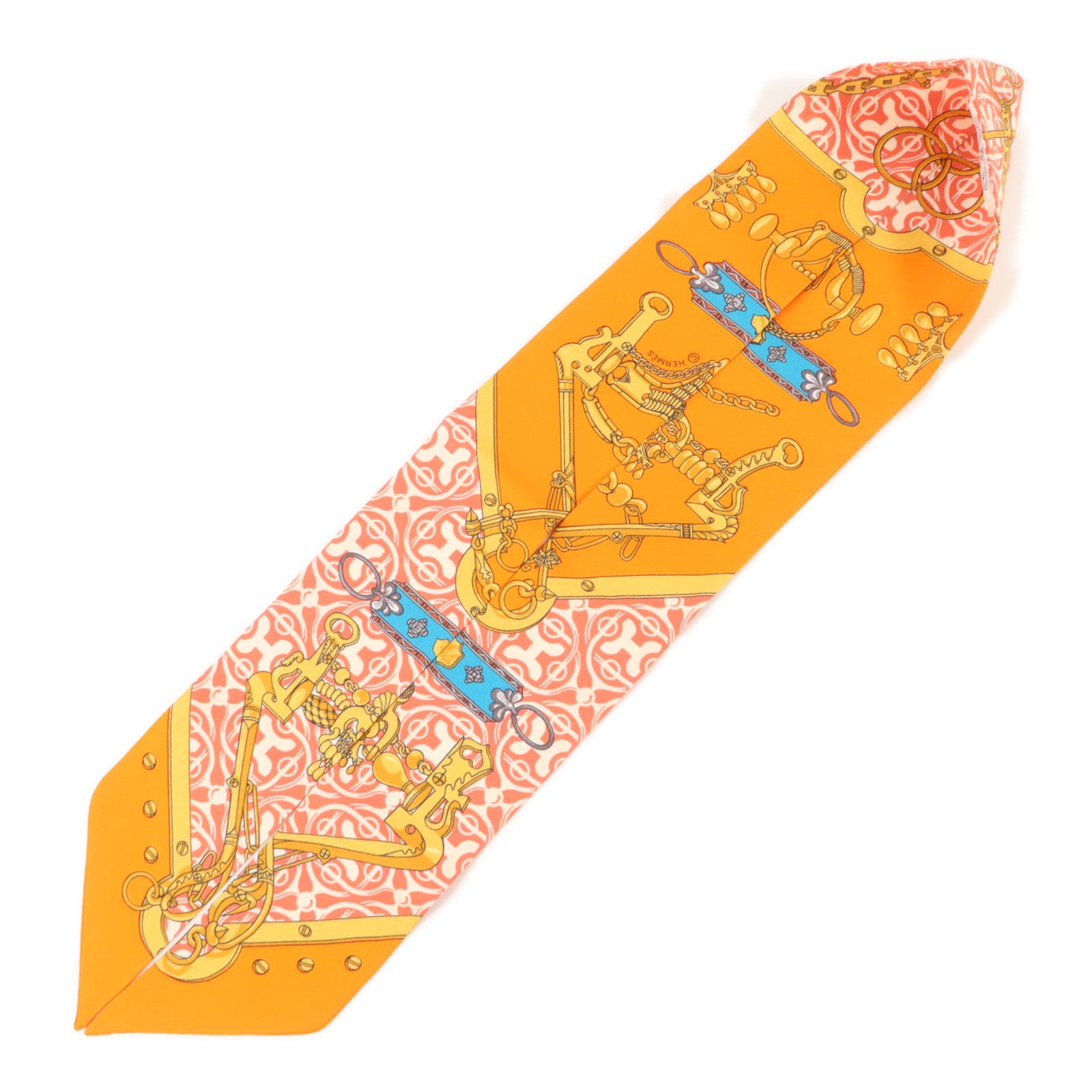 HERMES 絲質Twilly絲巾